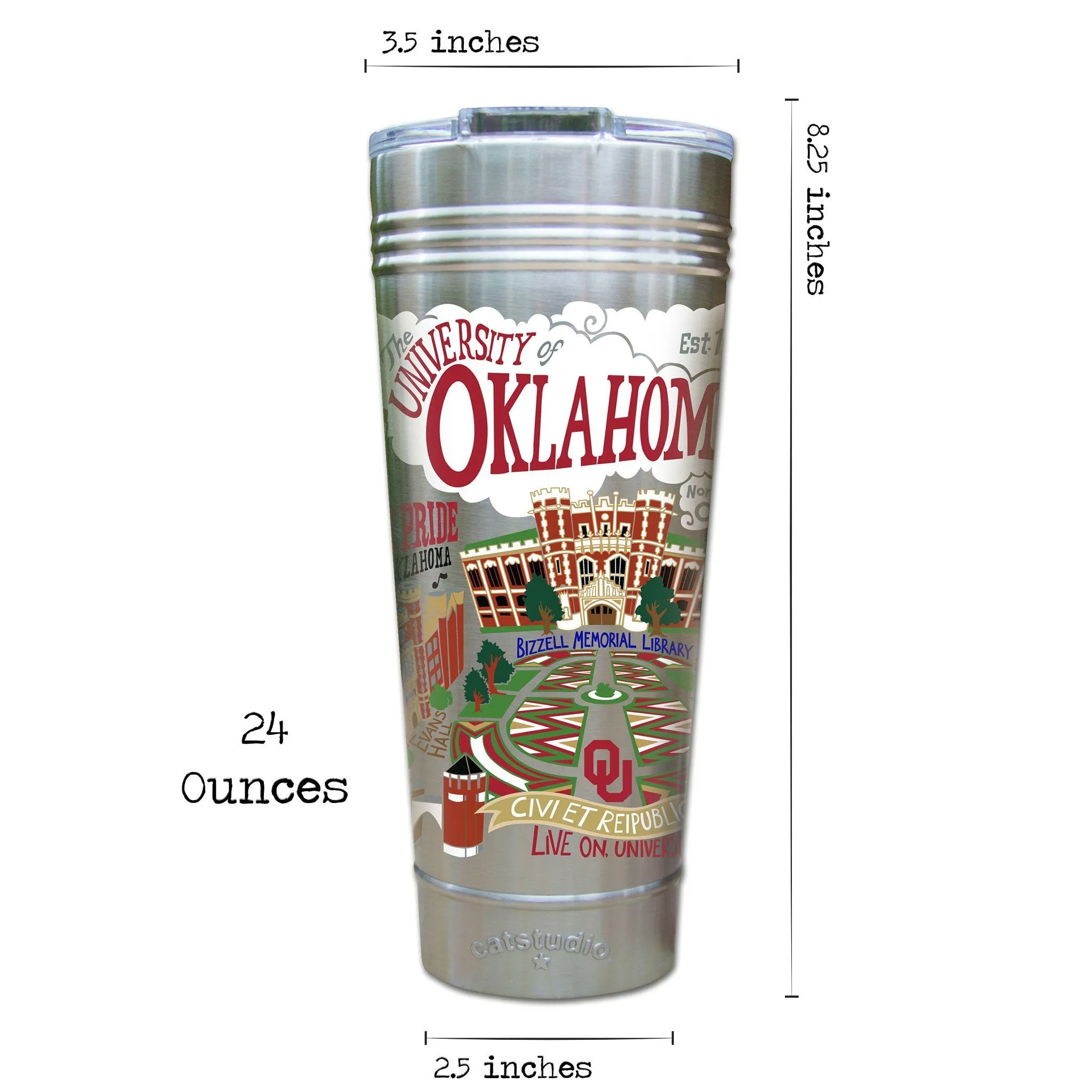 Oklahoma, University of Collegiate Thermal Tumbler