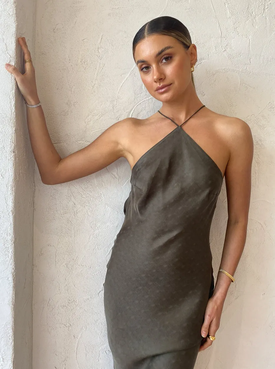 One Fell Swoop Chloe Dress in Lotus Suede