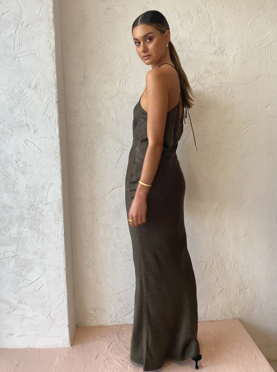 One Fell Swoop Chloe Dress in Lotus Suede