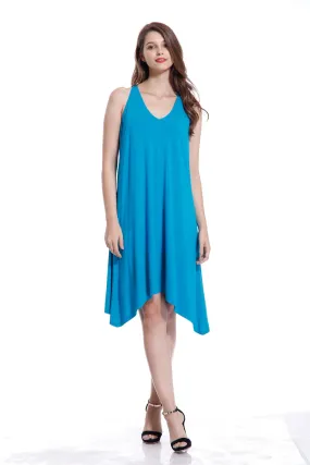 Orange by Fashion Village (Bamboo) V-neck Dress B8777