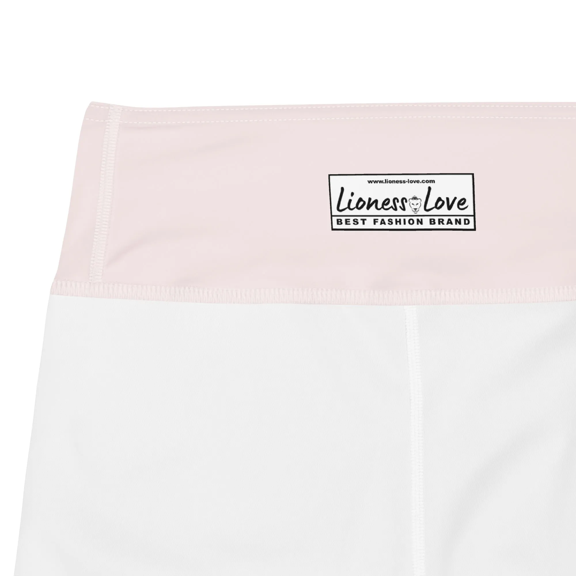 Pale Pink Yoga Capri Leggings | Pretty in Pink Capri Leggings, lioness-love
