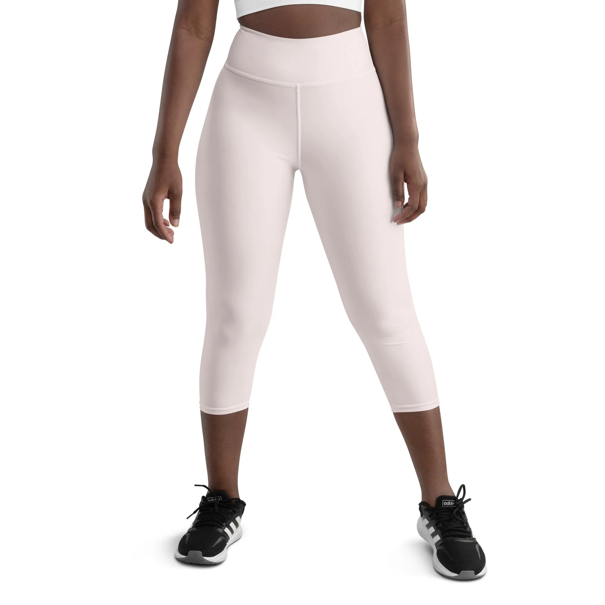 Pale Pink Yoga Capri Leggings | Pretty in Pink Capri Leggings, lioness-love