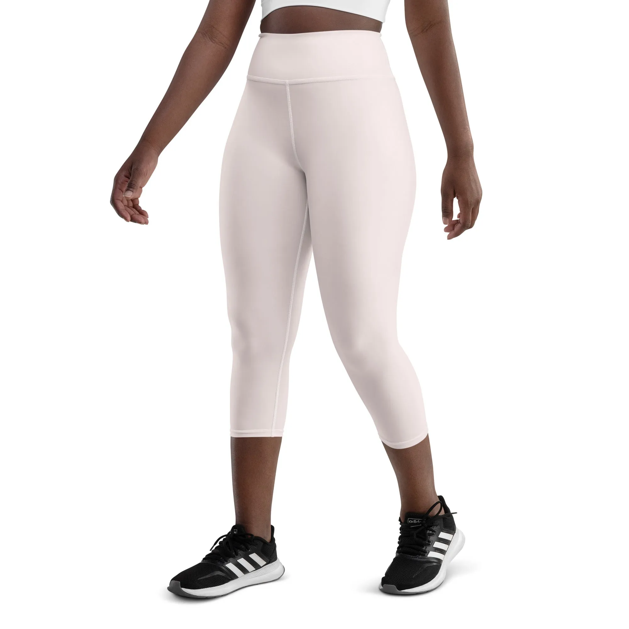 Pale Pink Yoga Capri Leggings | Pretty in Pink Capri Leggings, lioness-love