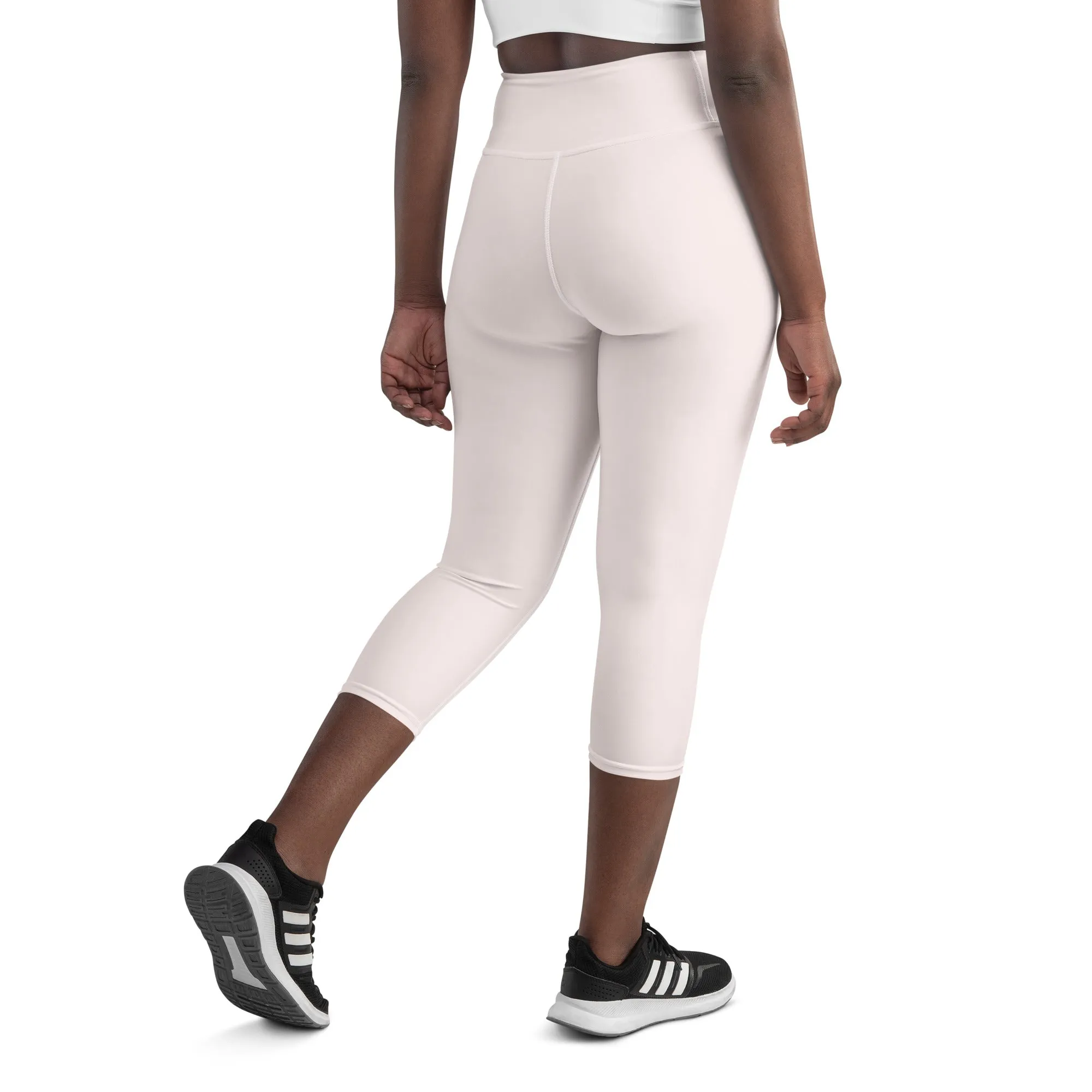 Pale Pink Yoga Capri Leggings | Pretty in Pink Capri Leggings, lioness-love