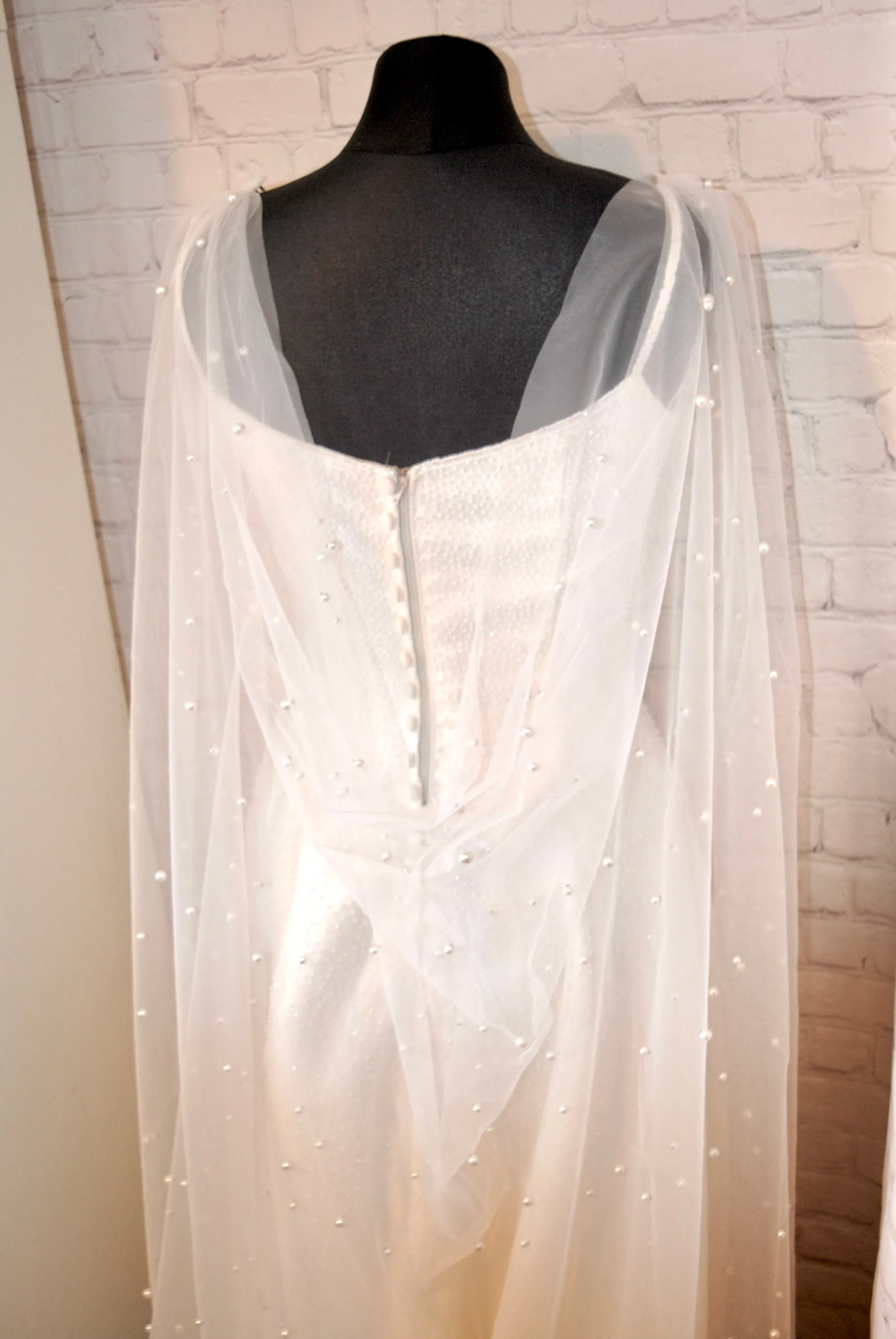 Pearl Wedding Cape