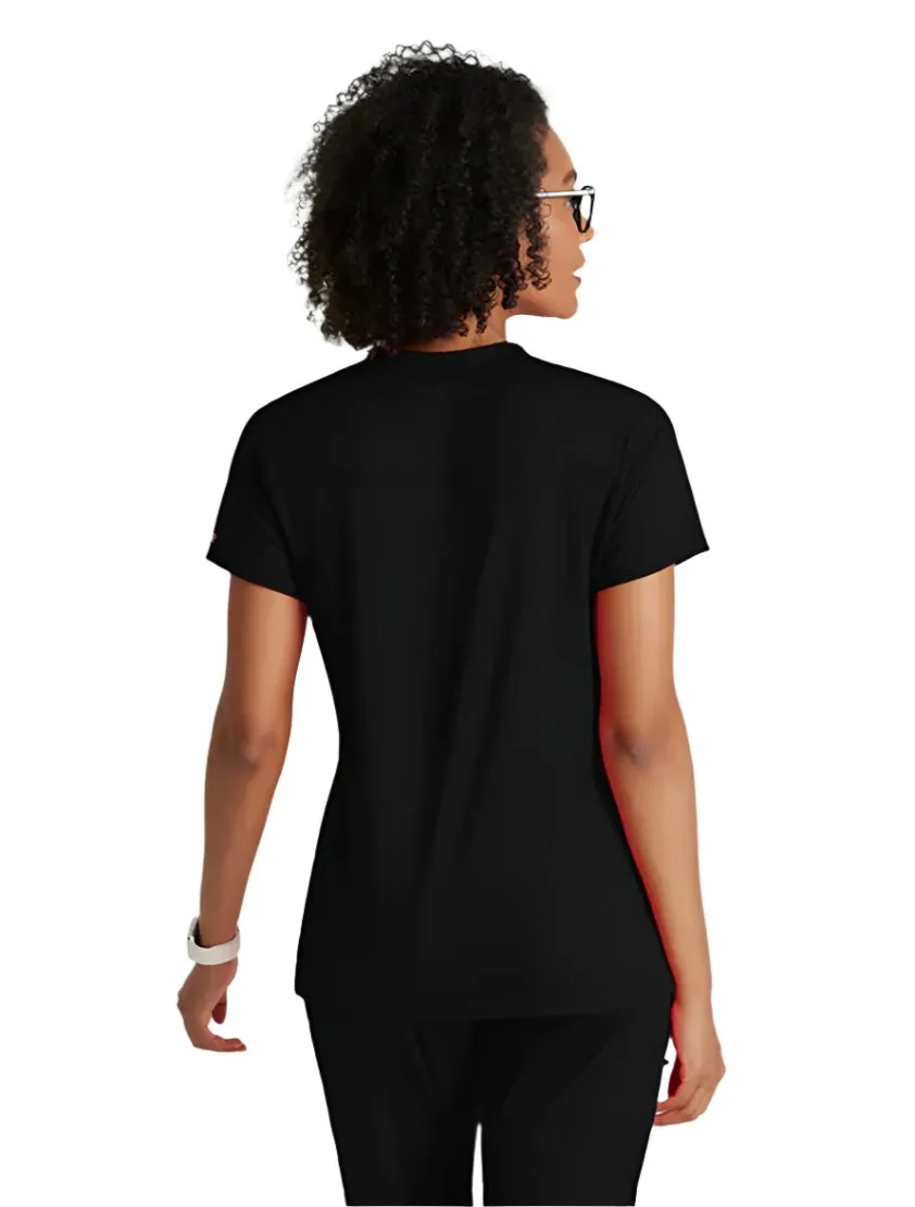 Performance Knit by Barco Victory Knit 2-Pocket V-Neck Scrub Top