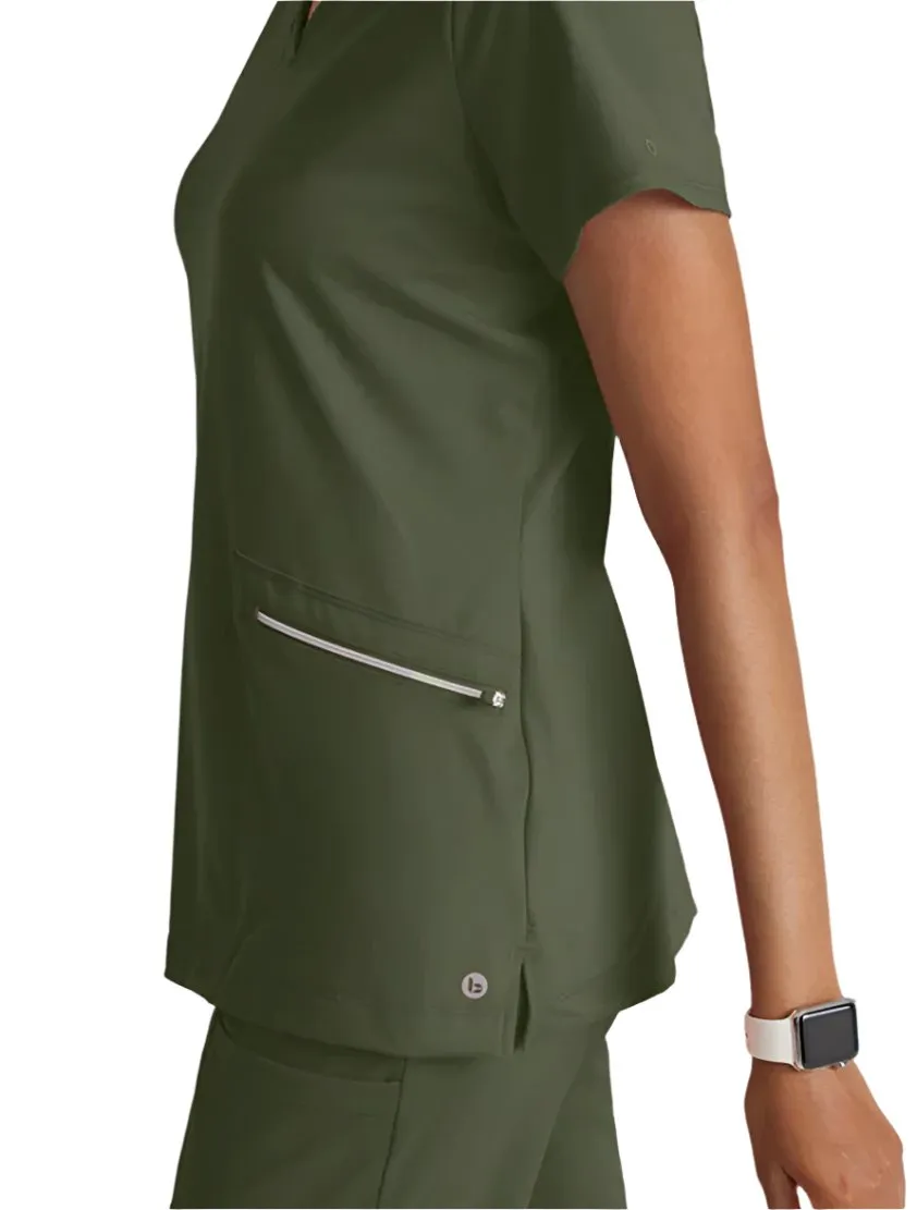 Performance Knit by Barco Victory Knit 2-Pocket V-Neck Scrub Top