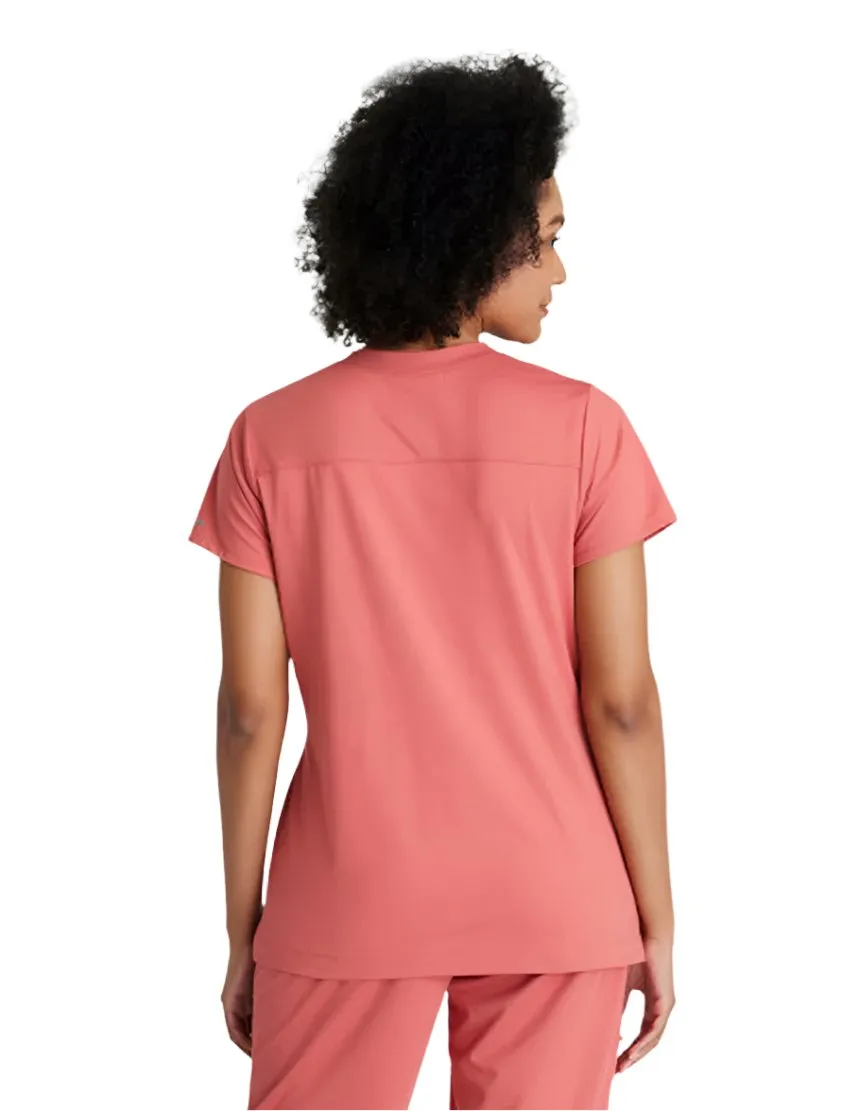 Performance Knit by Barco Victory Knit 2-Pocket V-Neck Scrub Top