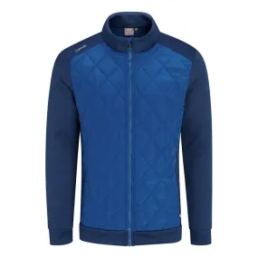Ping Aaran Quilted Hybrid Golf Jacket - Inky Marl/Inky
