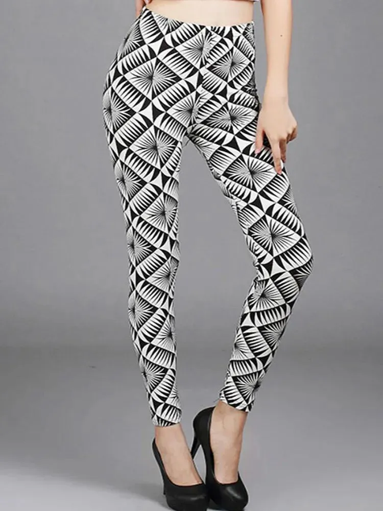 Plaid Leggings Women Pants Push Up Leggings Fashion Fitness Leggins Gym Sporting High Waist Trousers