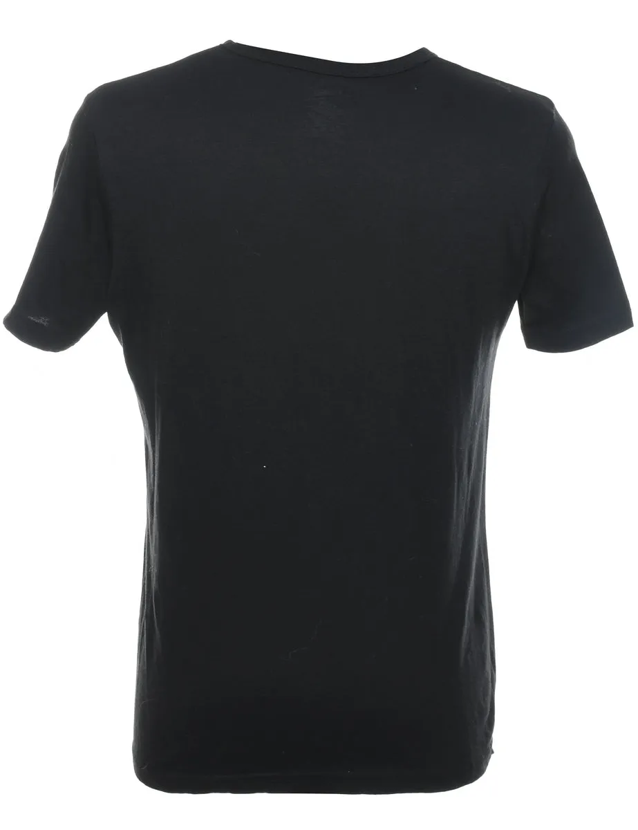 Puma Classic Black Plain T-shirt - M