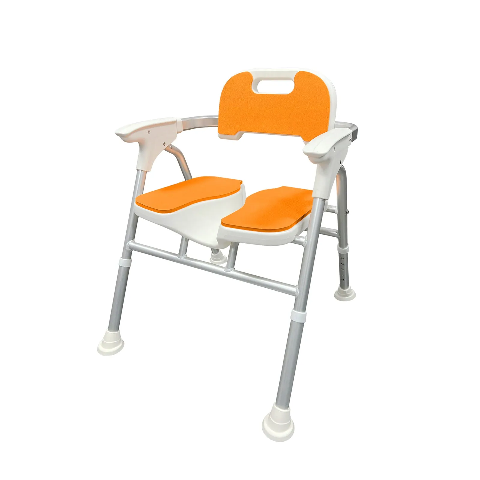 Quick-Fold Shower Chair w/ Anti-Slip Seats