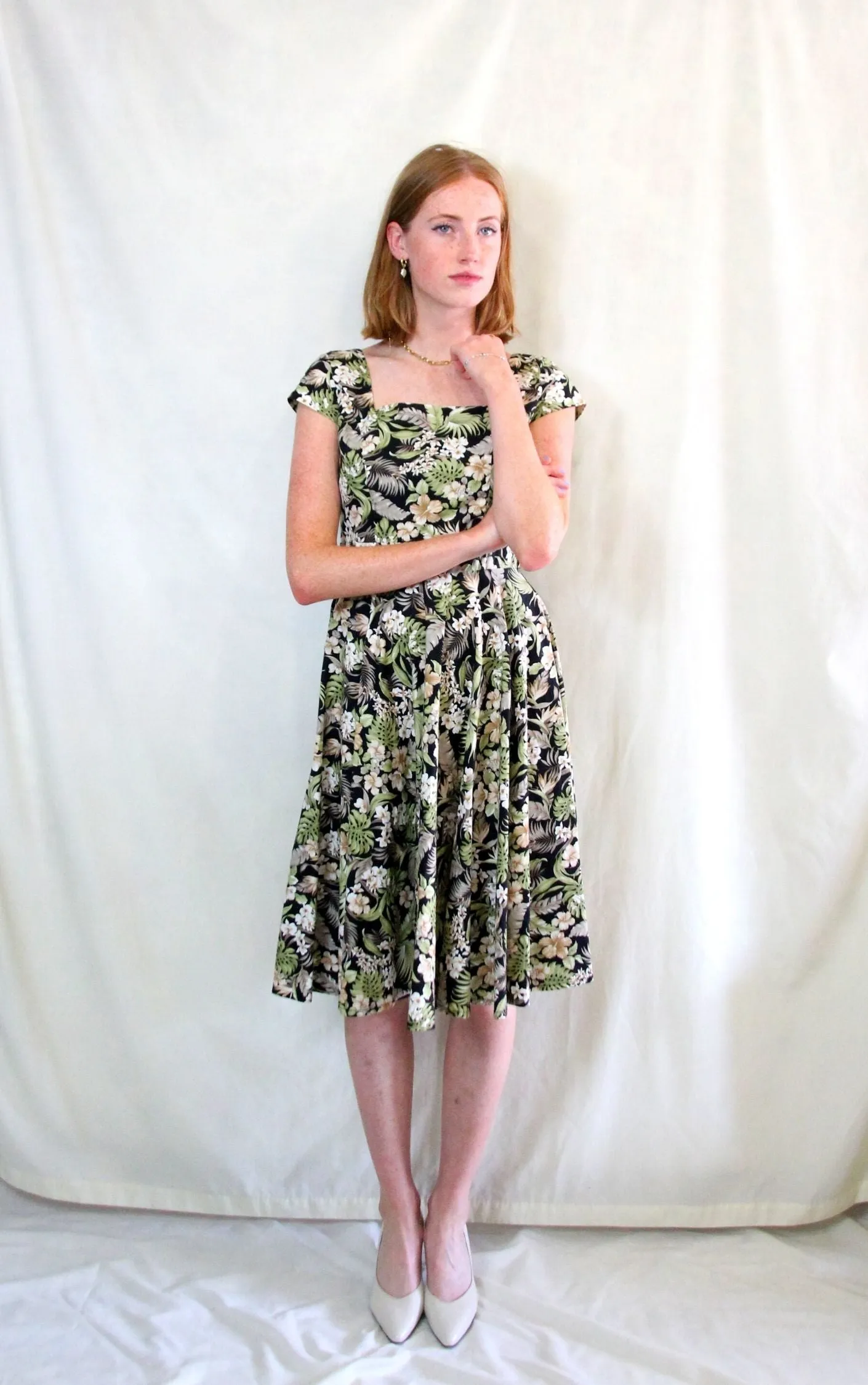 RENT Vintage Style 1950s Swing Dress