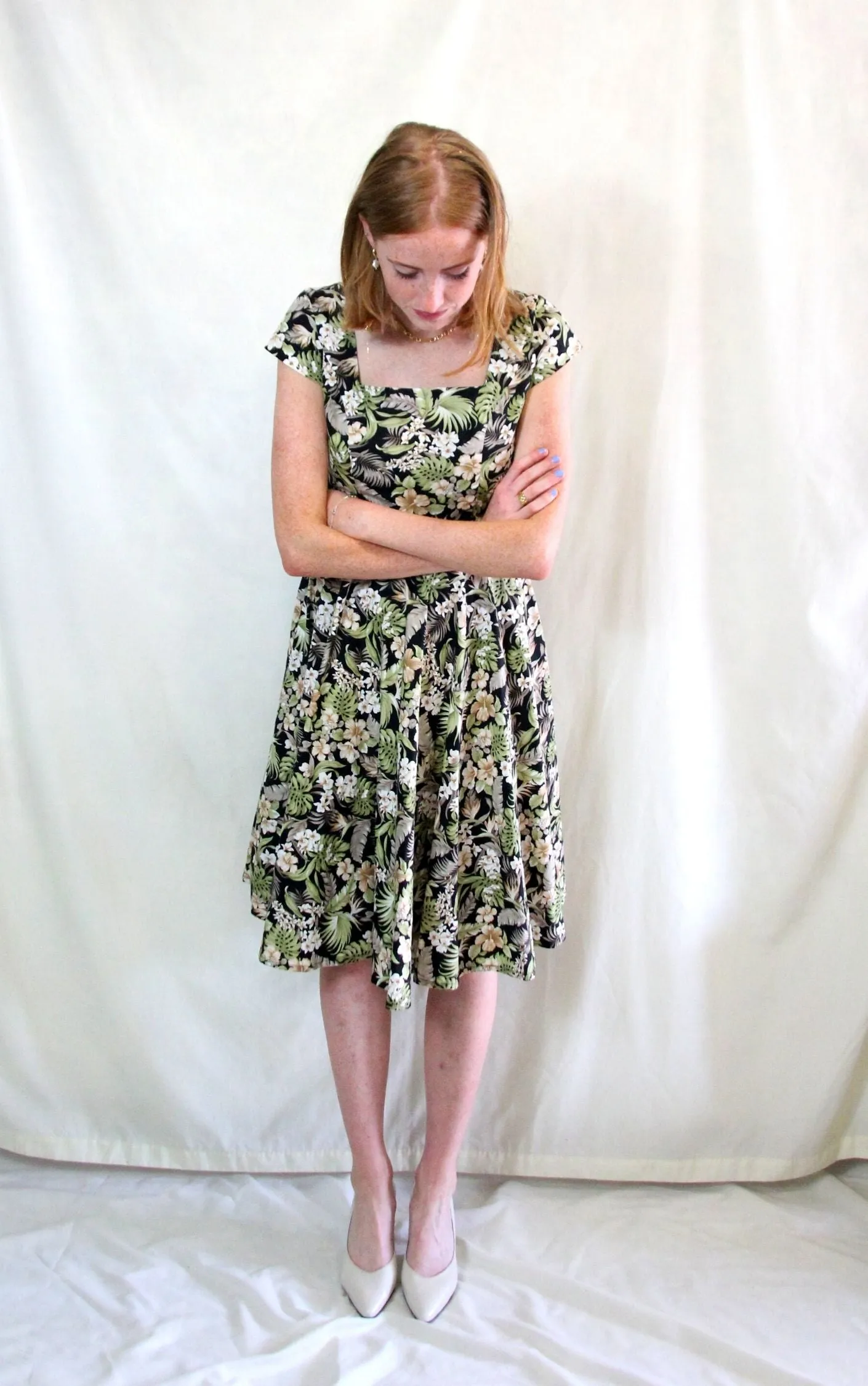 RENT Vintage Style 1950s Swing Dress