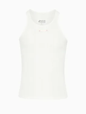 Ribbed-knit top