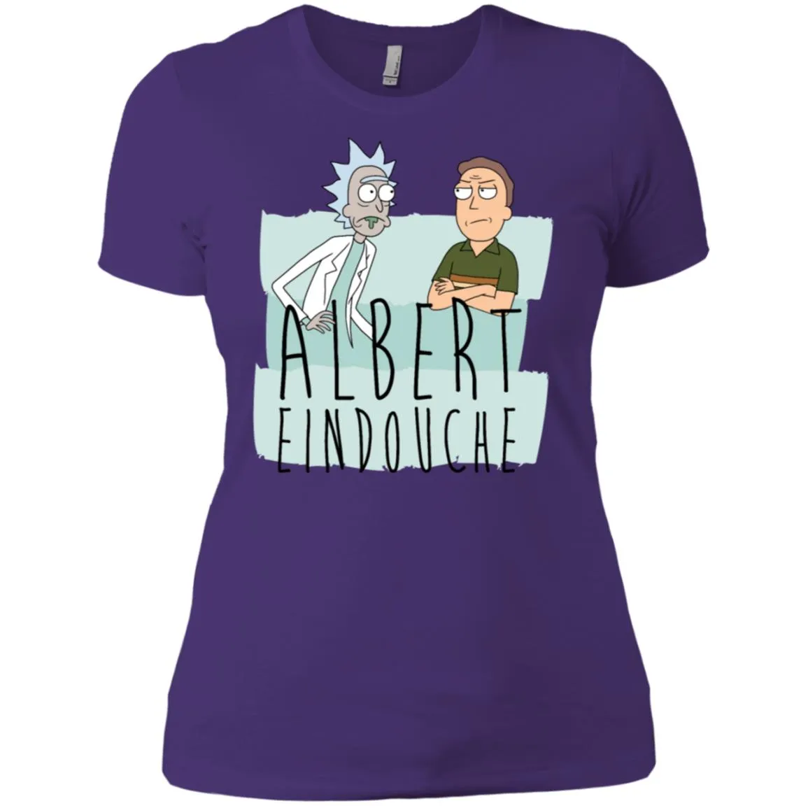 Rick And Morty Albert Eindouche Parody Women T-Shirt