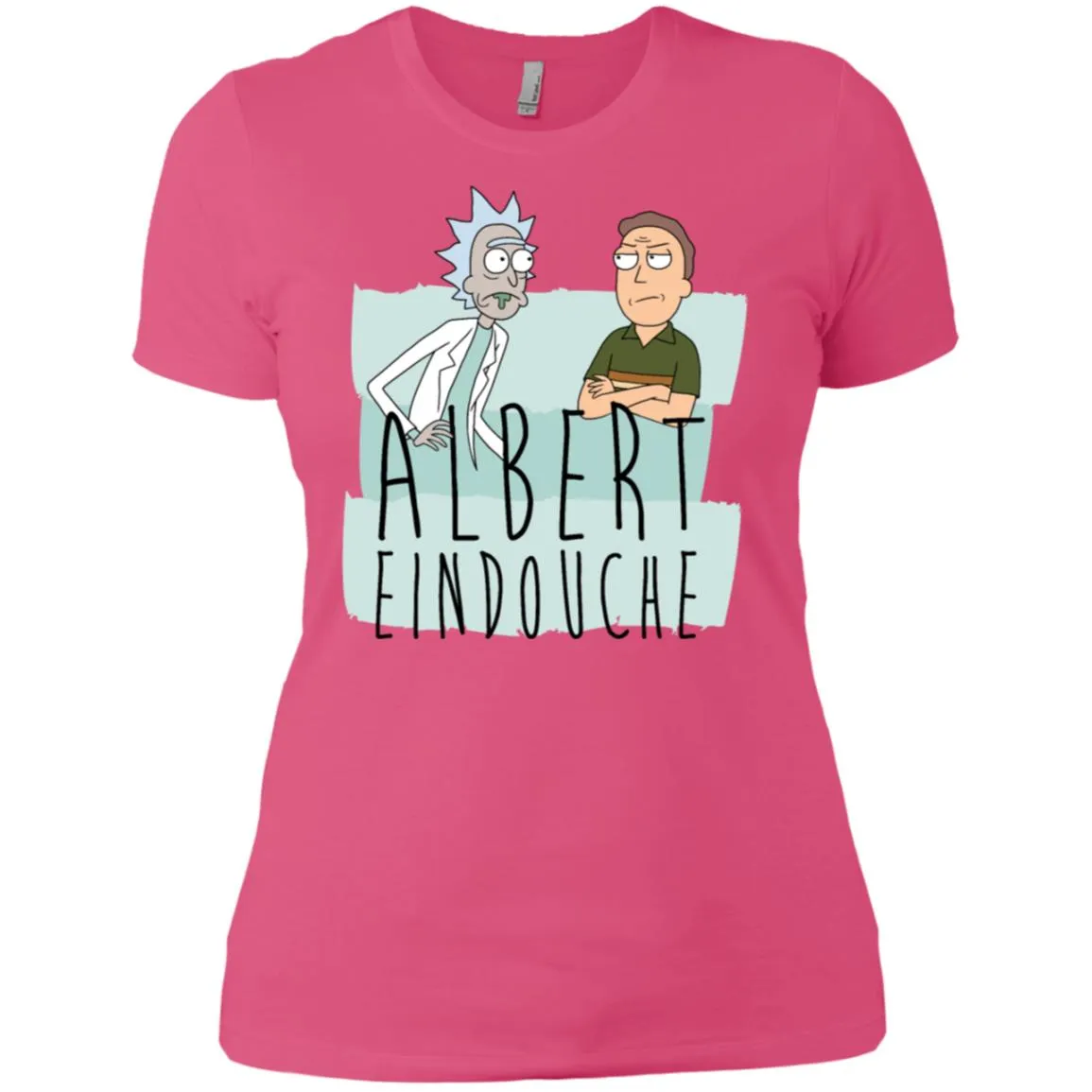 Rick And Morty Albert Eindouche Parody Women T-Shirt