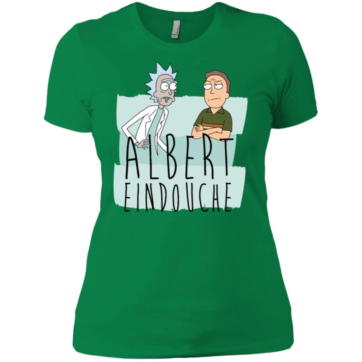 Rick And Morty Albert Eindouche Parody Women T-Shirt