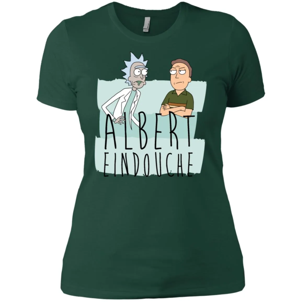 Rick And Morty Albert Eindouche Parody Women T-Shirt
