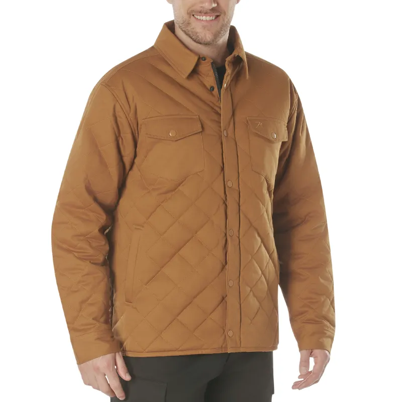Rothco Mens Diamond Quilted Cotton Jacket