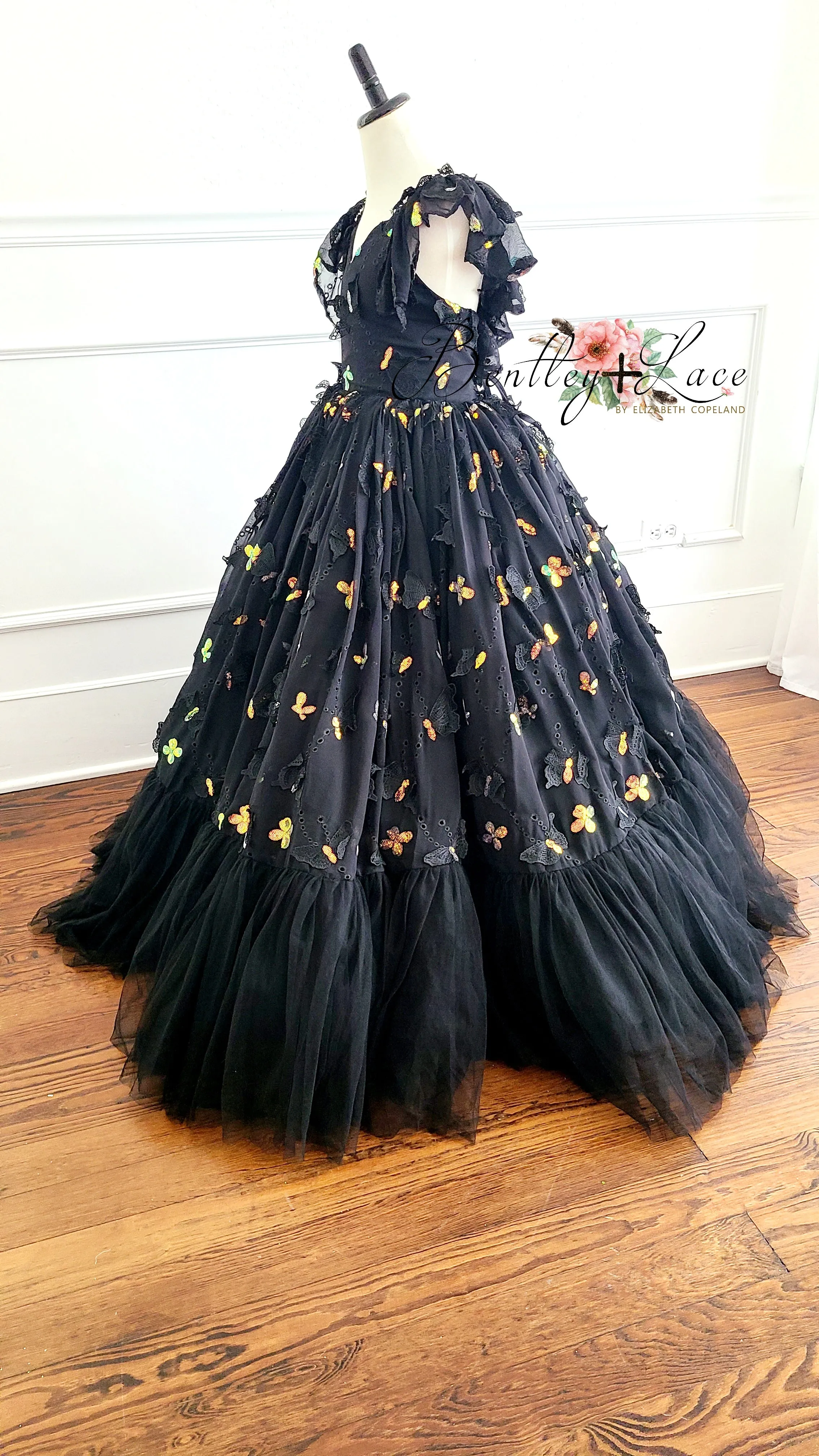 Rts EUC "Midnight Sonnet" -  Floor long Length Dress - ( 6 Year - Petite 12 Year)