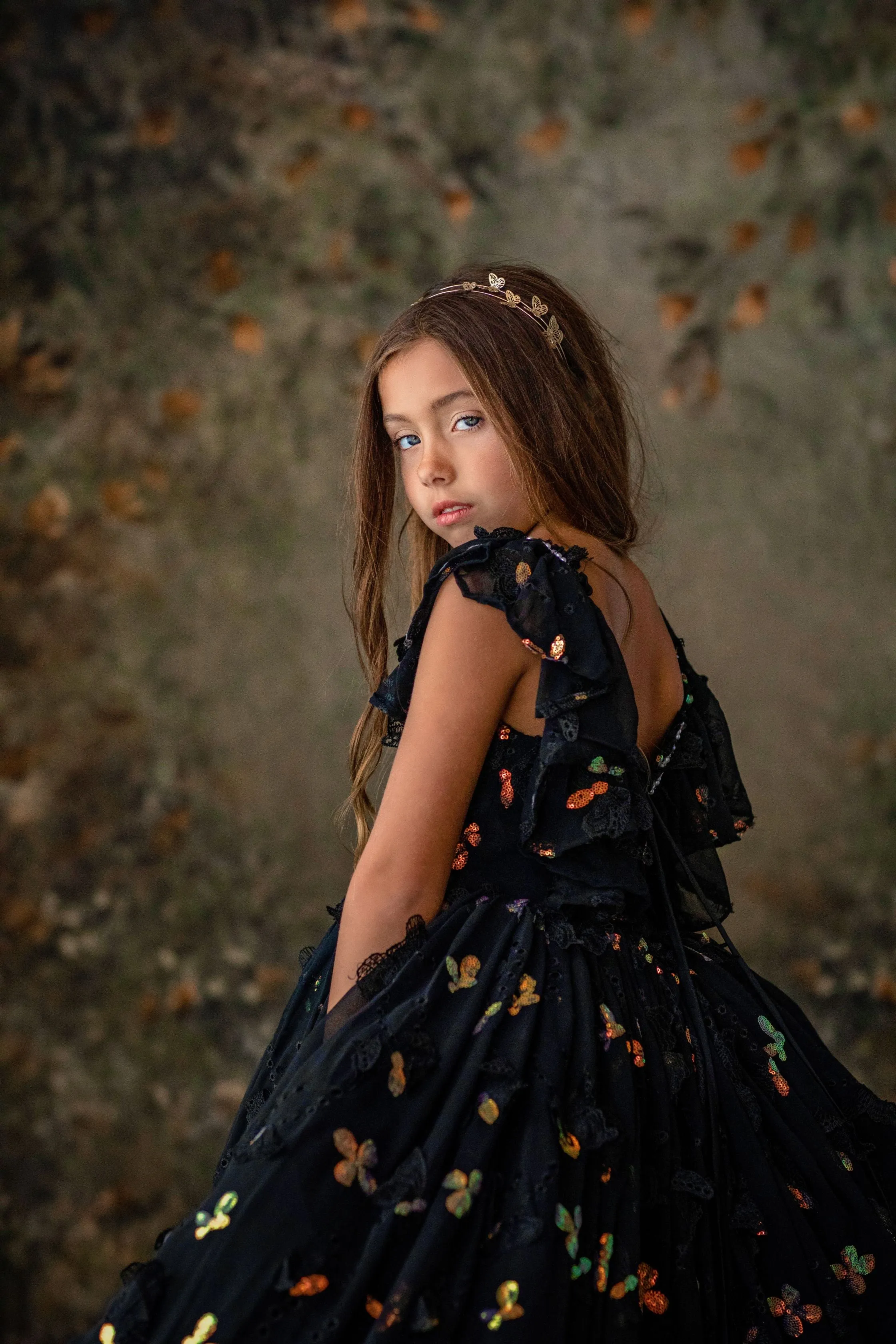 Rts EUC "Midnight Sonnet" -  Floor long Length Dress - ( 6 Year - Petite 12 Year)