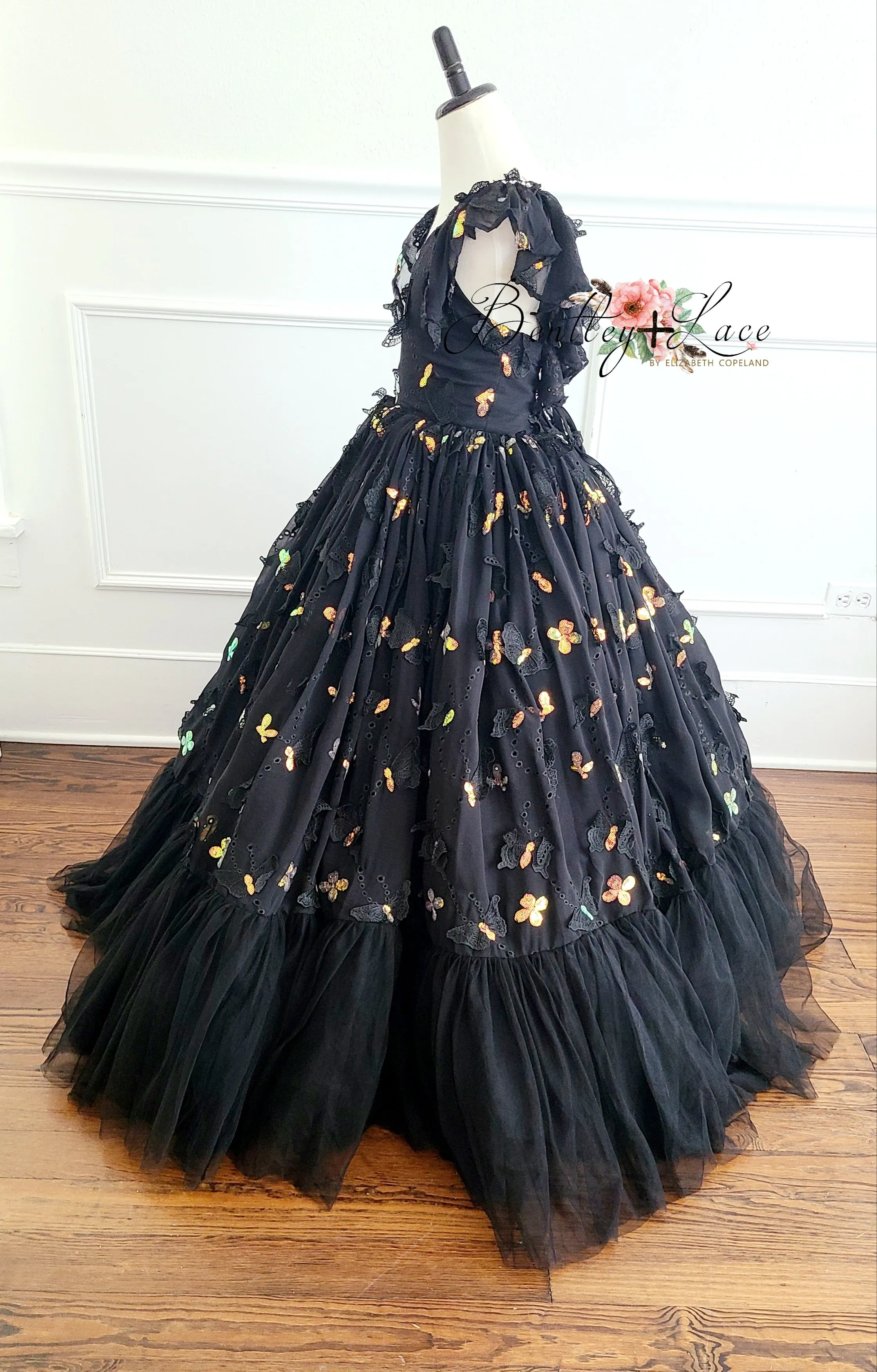 Rts EUC "Midnight Sonnet" -  Floor long Length Dress - ( 6 Year - Petite 12 Year)