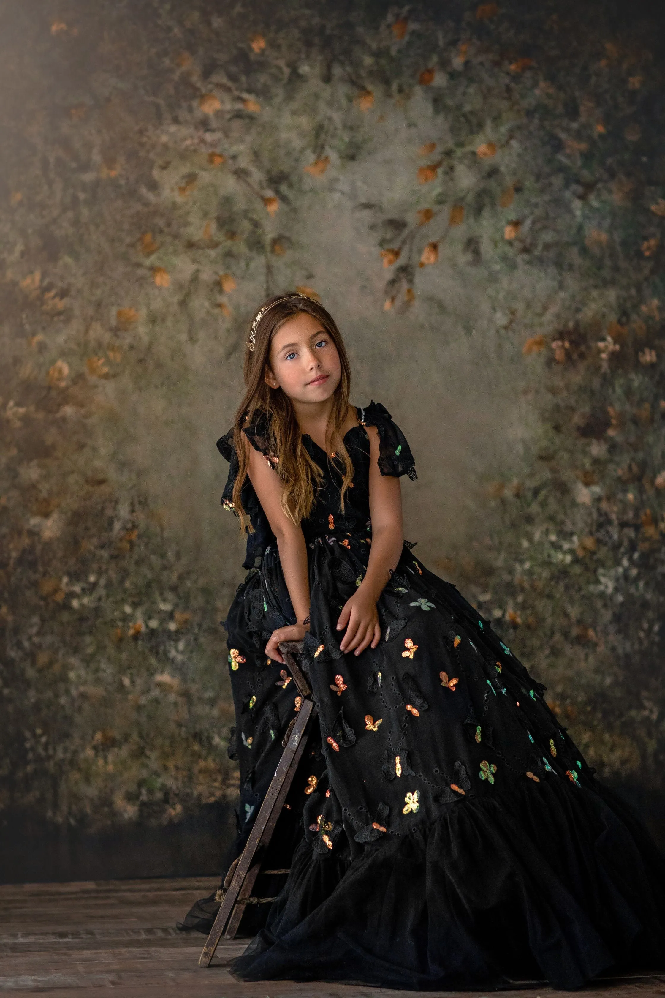 Rts EUC "Midnight Sonnet" -  Floor long Length Dress - ( 6 Year - Petite 12 Year)