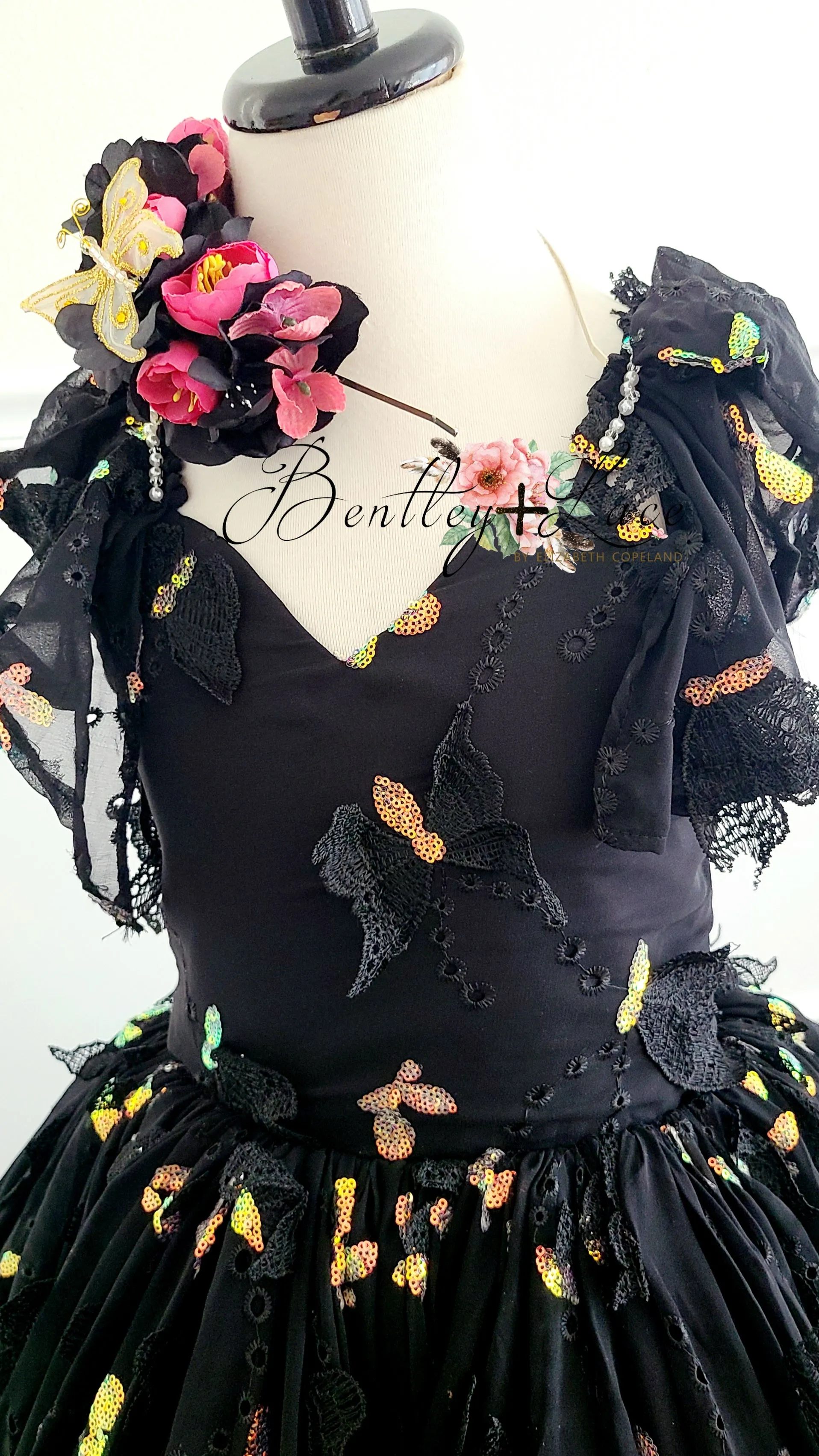 Rts EUC "Midnight Sonnet" -  Floor long Length Dress - ( 6 Year - Petite 12 Year)
