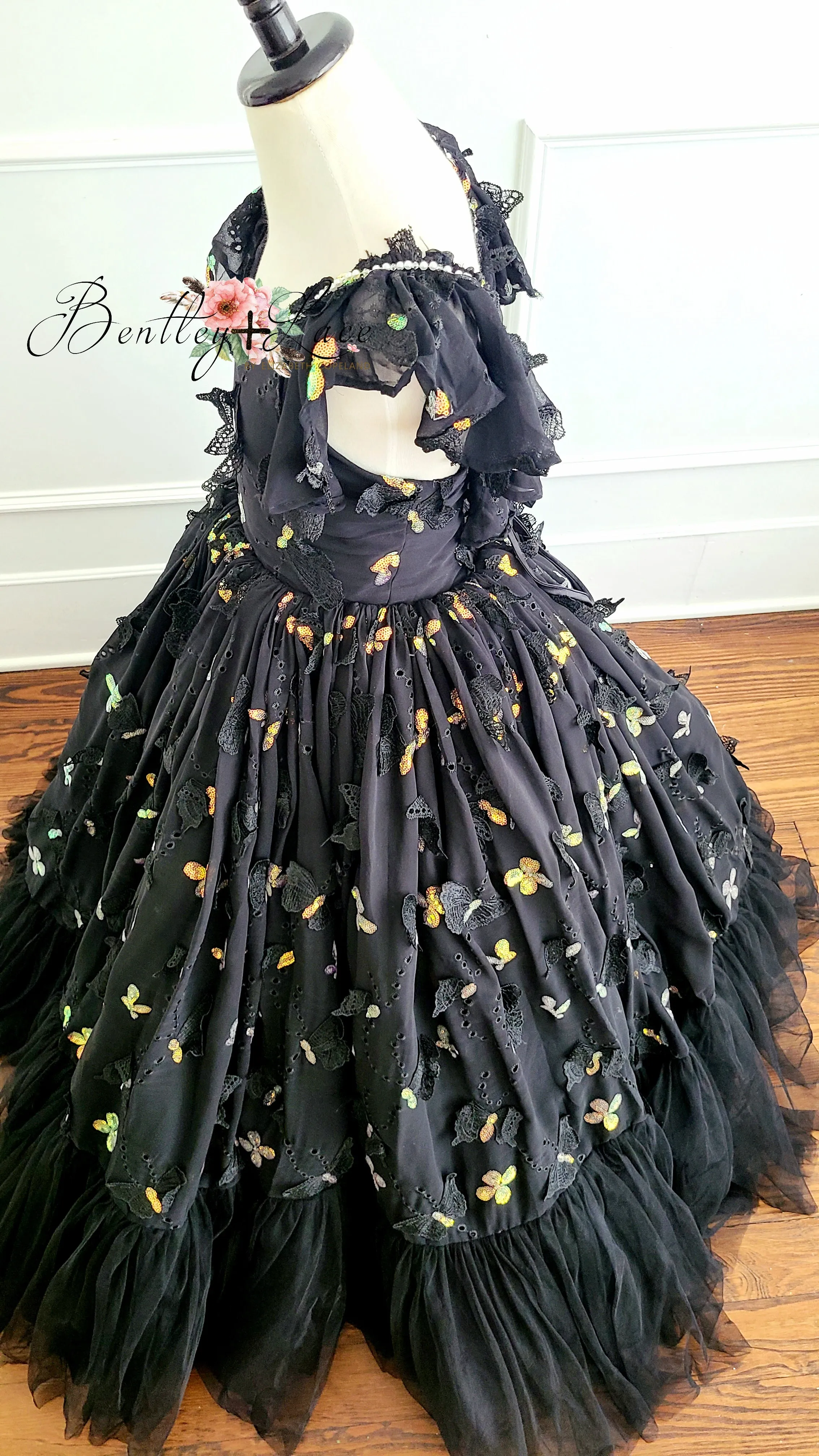Rts EUC "Midnight Sonnet" -  Floor long Length Dress - ( 6 Year - Petite 12 Year)
