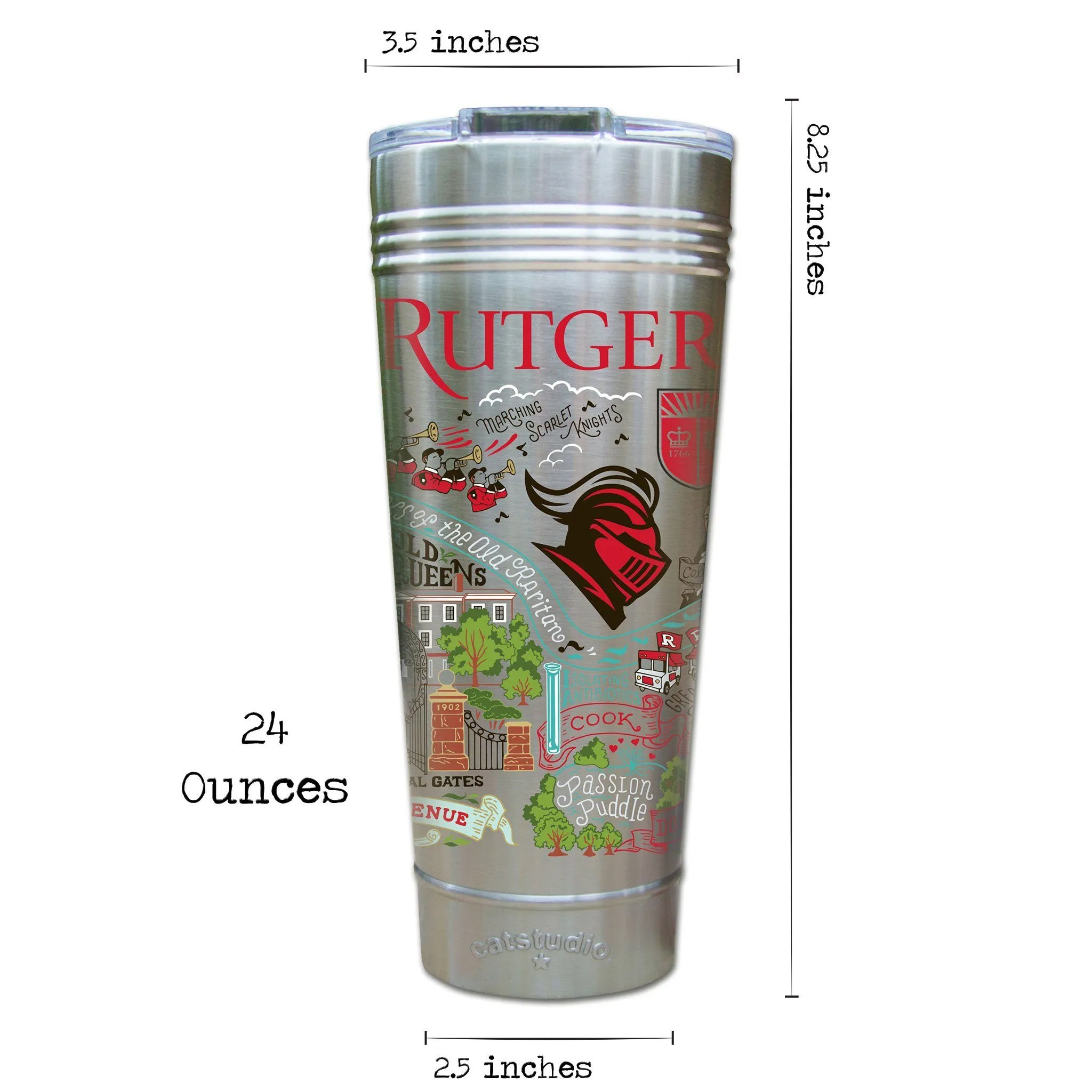 Rutgers University Collegiate Thermal Tumbler