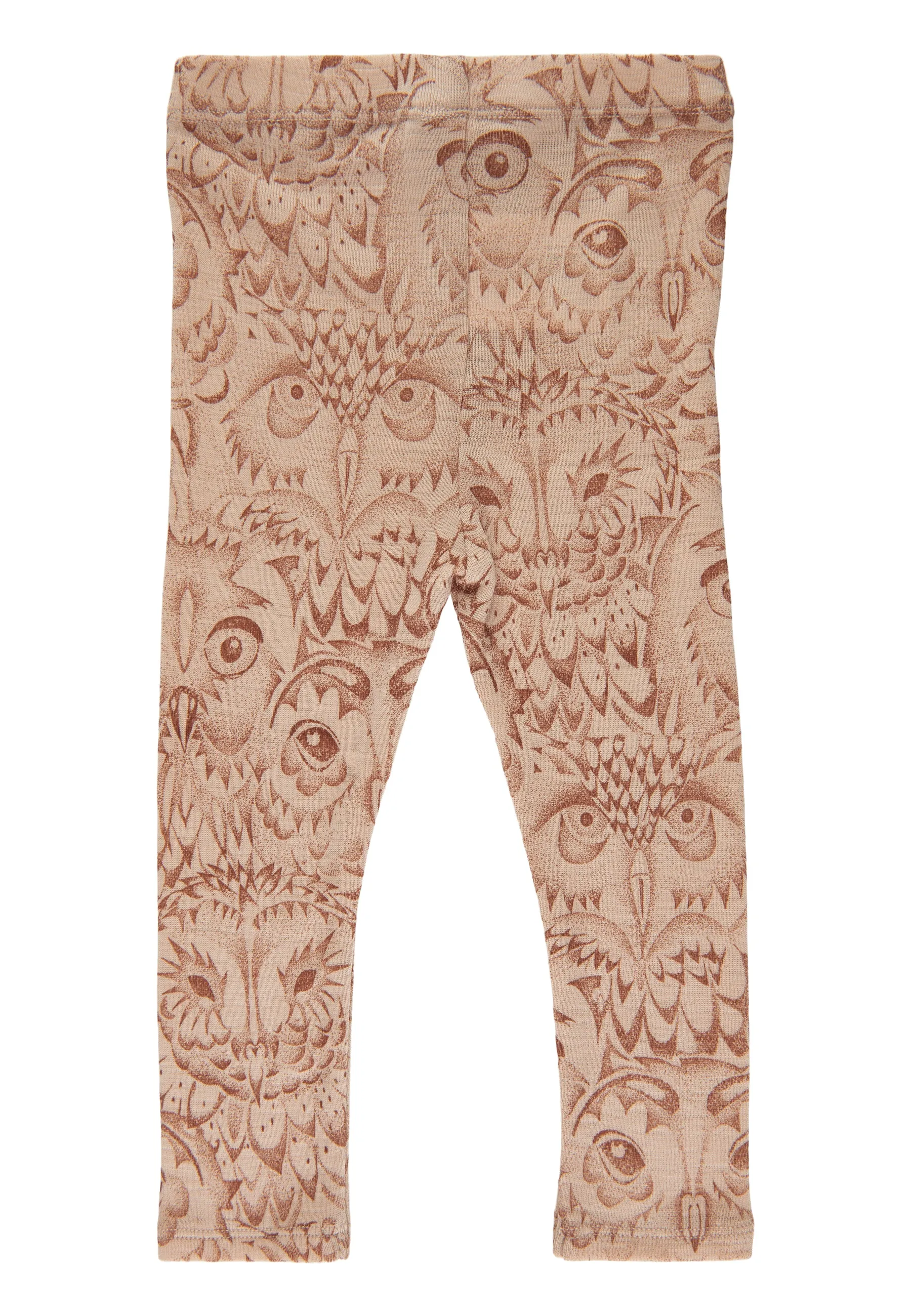 SGBPaula Baby Ugle Uld Leggings - Cuban Sand