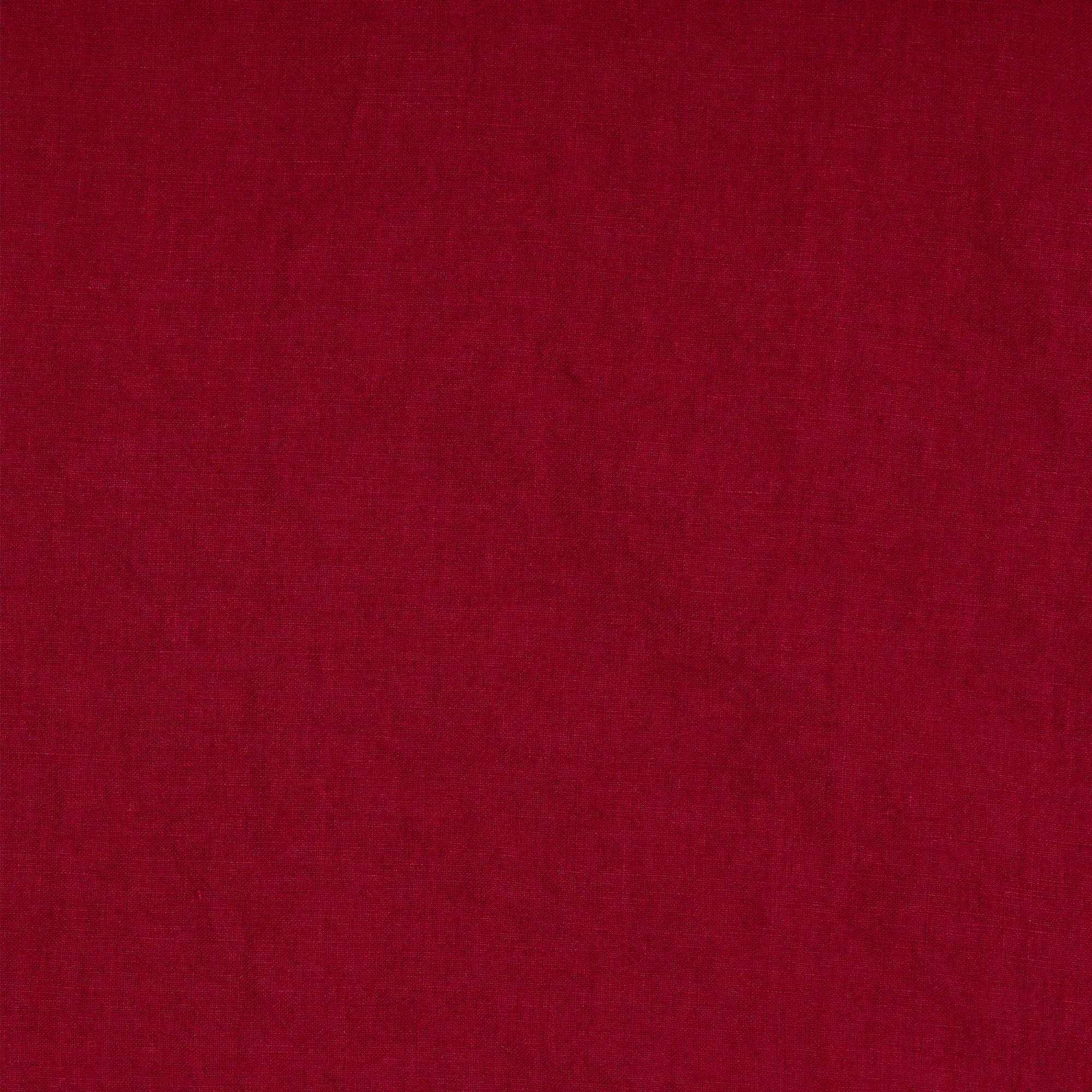 Short burgundy linen nightie with straps - Mariane
