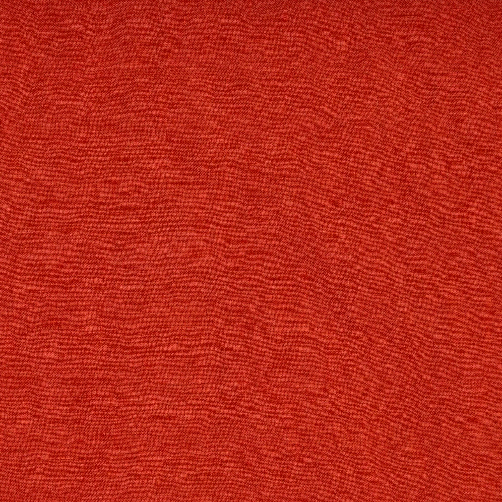 Short coral linen nightie with straps - Mariane
