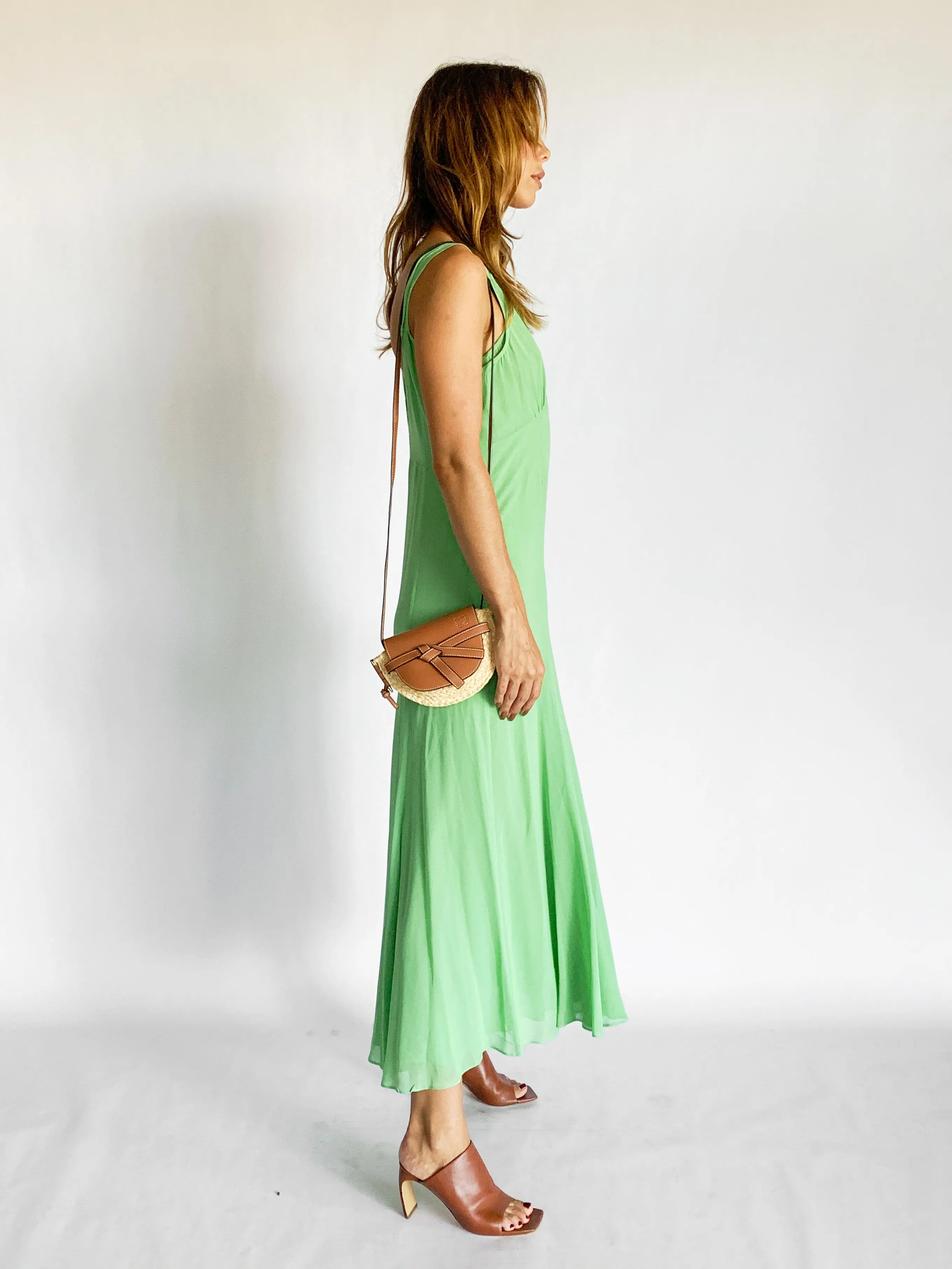 Silk Georgette Slip Dress