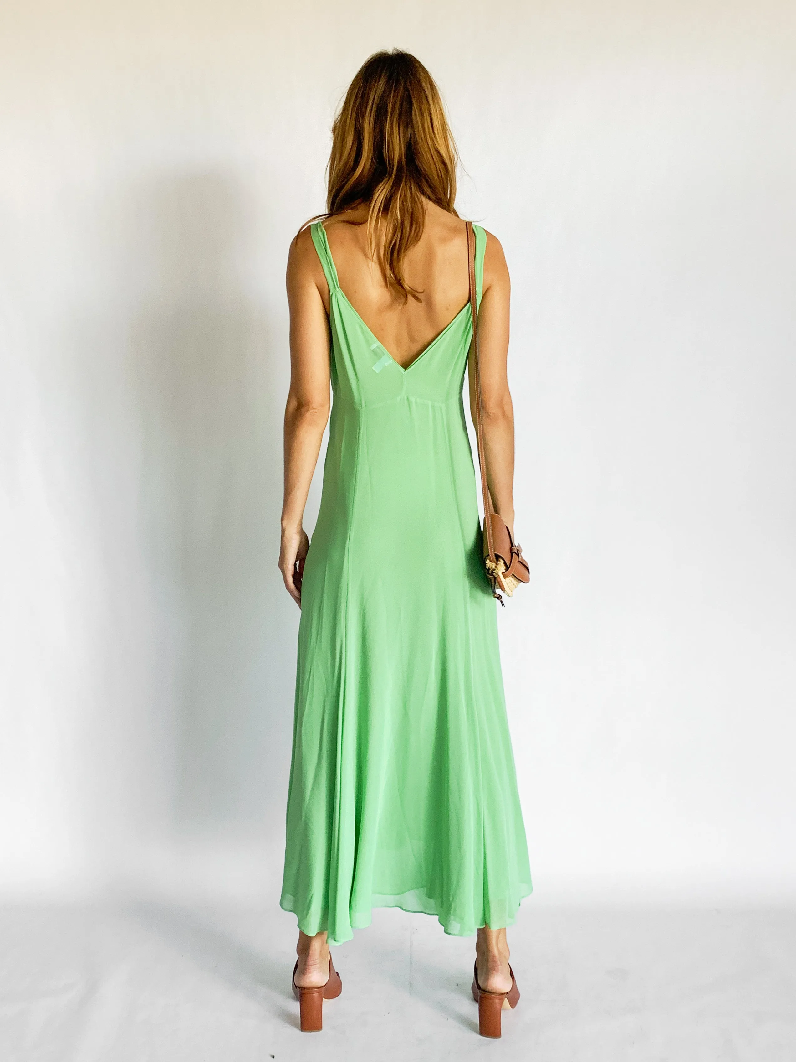 Silk Georgette Slip Dress