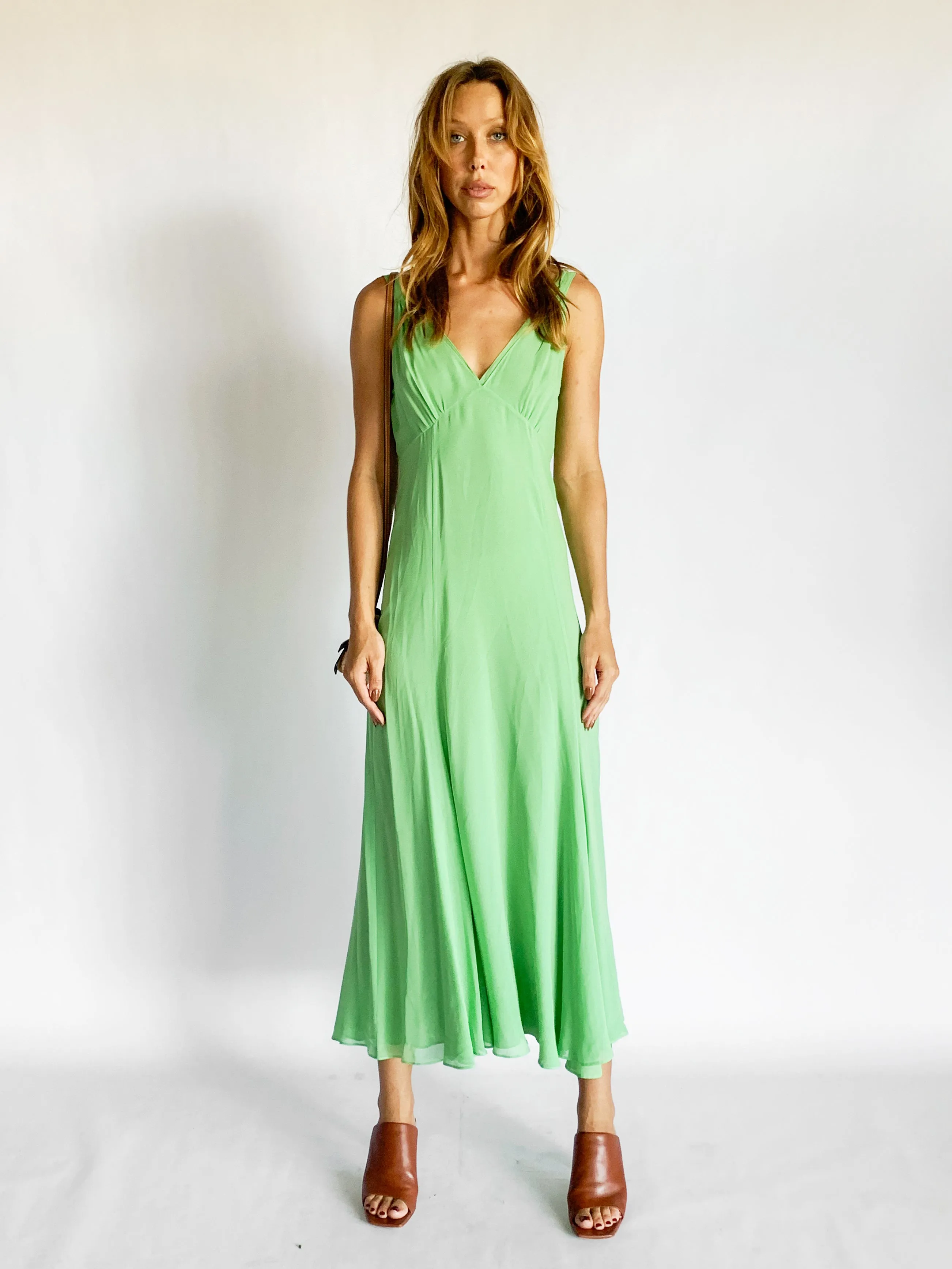 Silk Georgette Slip Dress