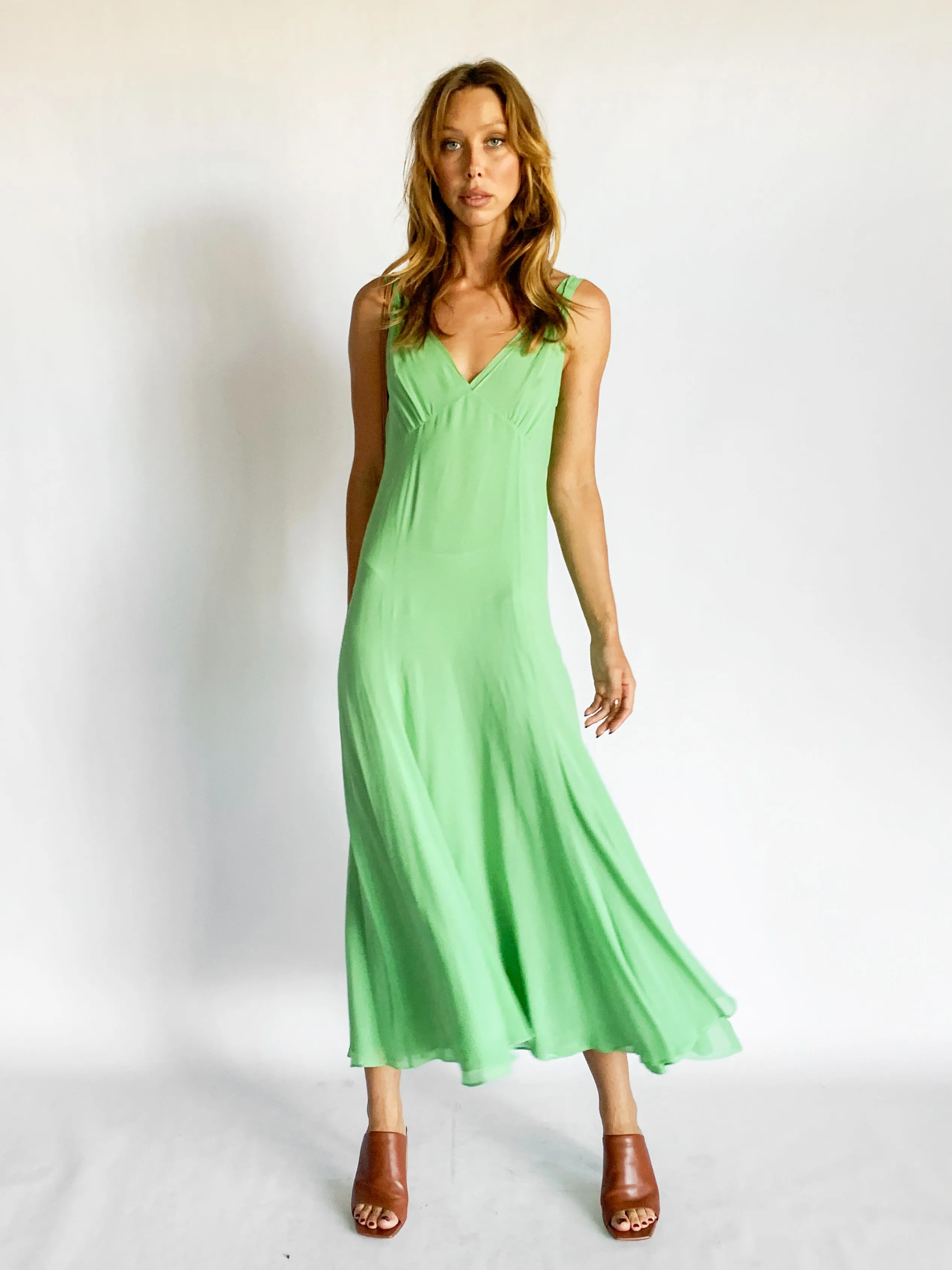 Silk Georgette Slip Dress