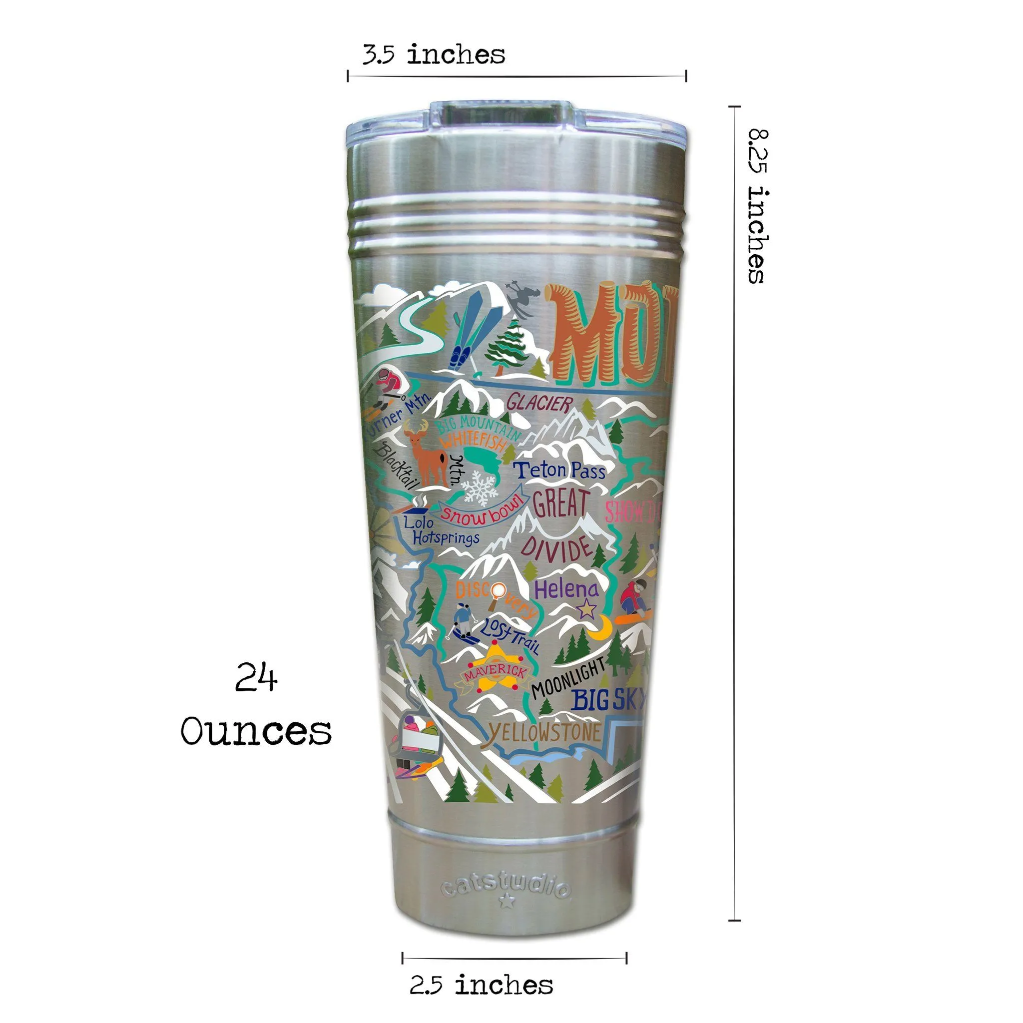 Ski Montana Thermal Tumbler