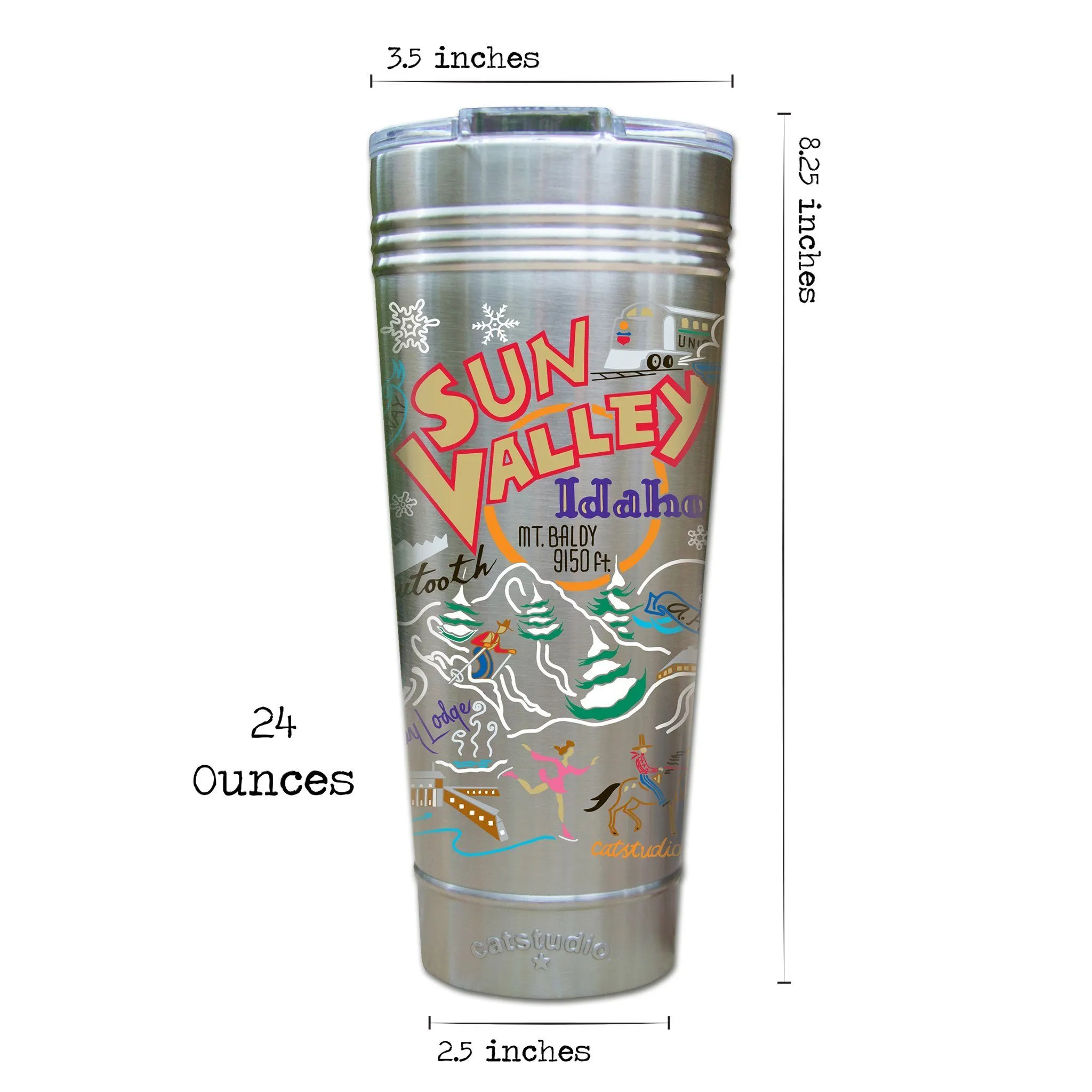 Ski Sun Valley Thermal Tumbler