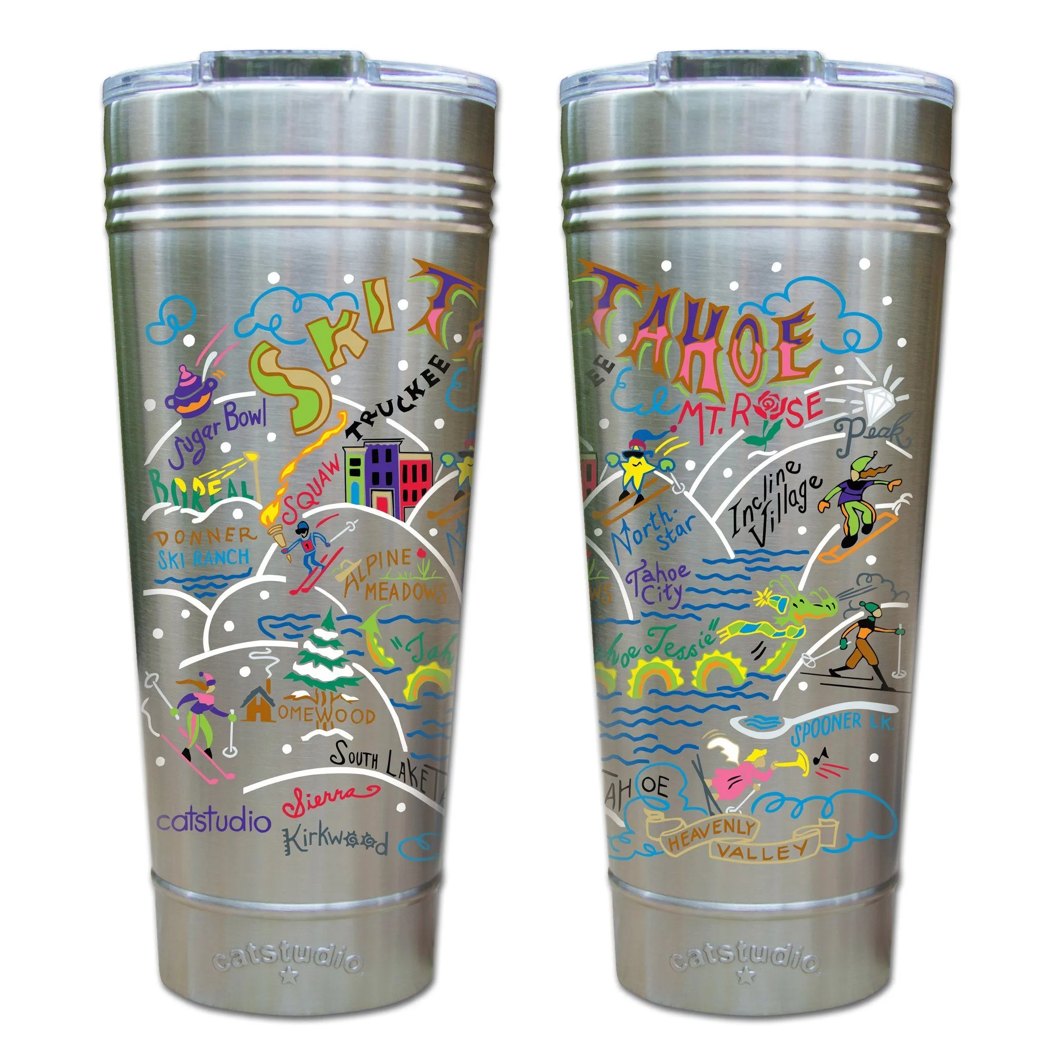 Ski Tahoe Thermal Tumbler