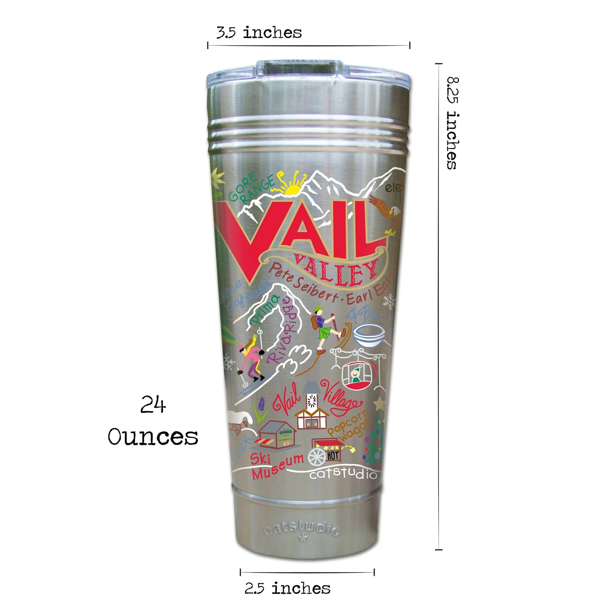 Ski Vail Thermal Tumbler