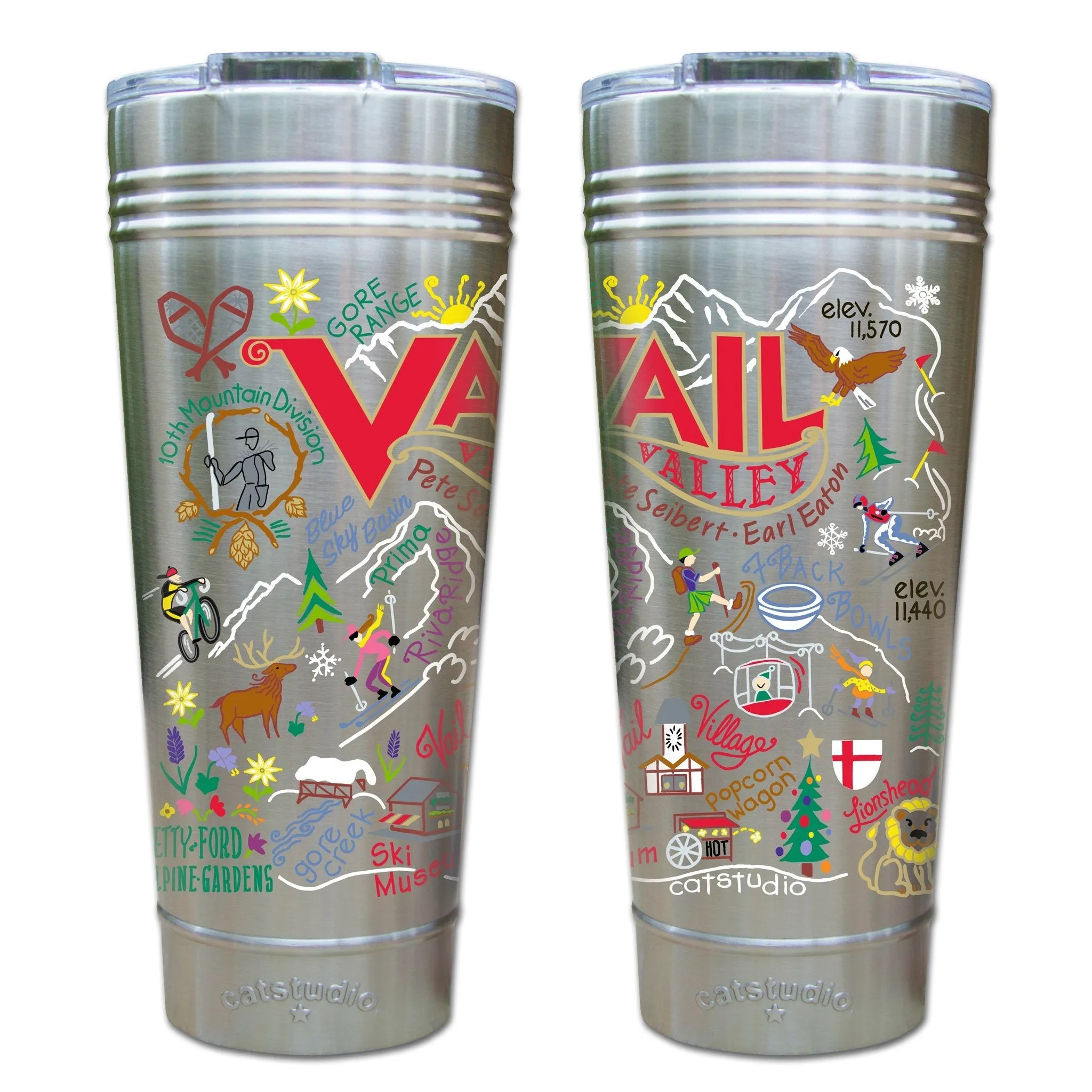 Ski Vail Thermal Tumbler
