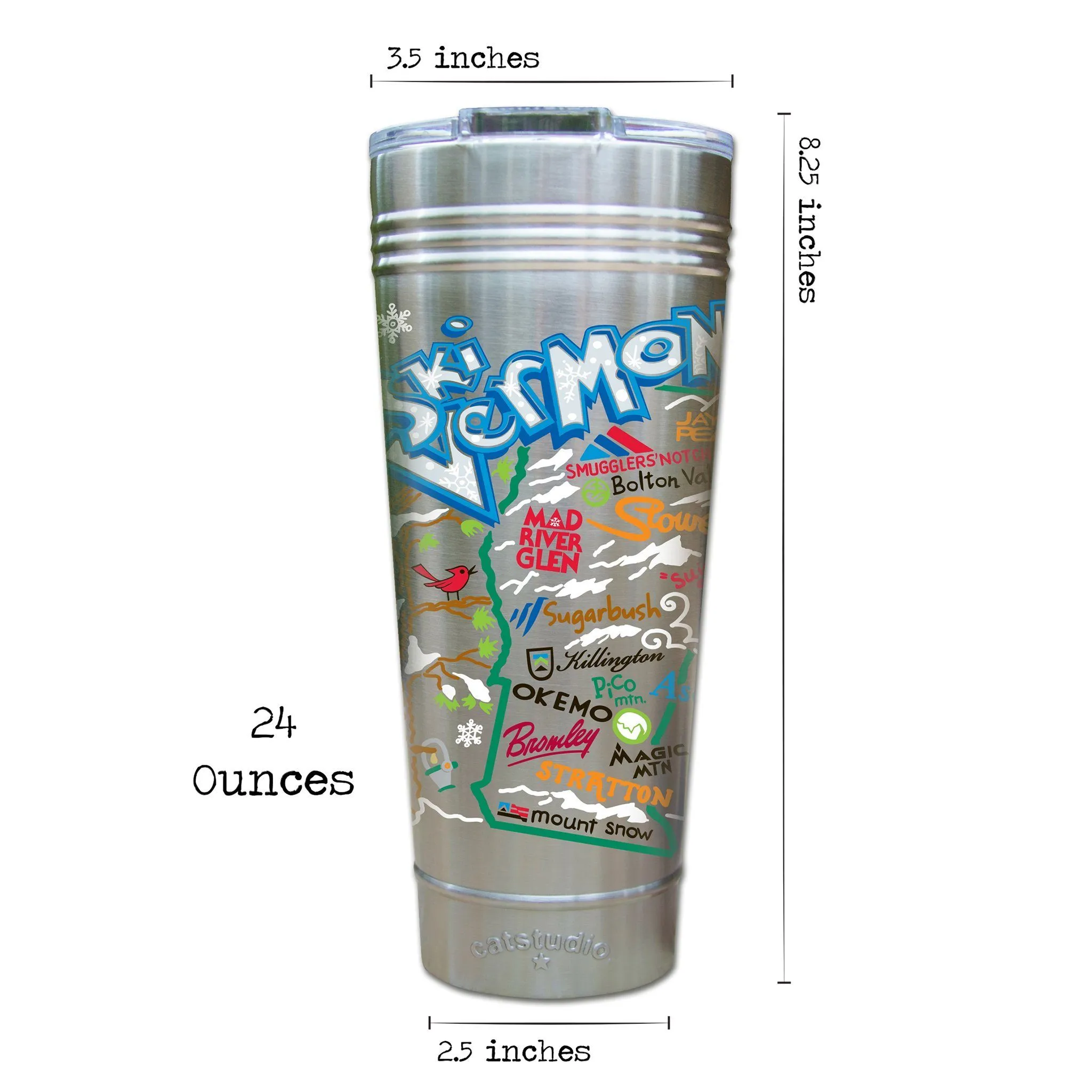 Ski Vermont Thermal Tumbler