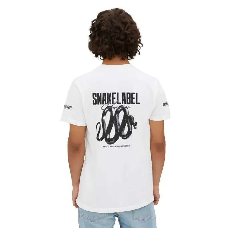 snake Unisex Garment-Dyed Pocket T-Shirt with Ring-Spun Cotton