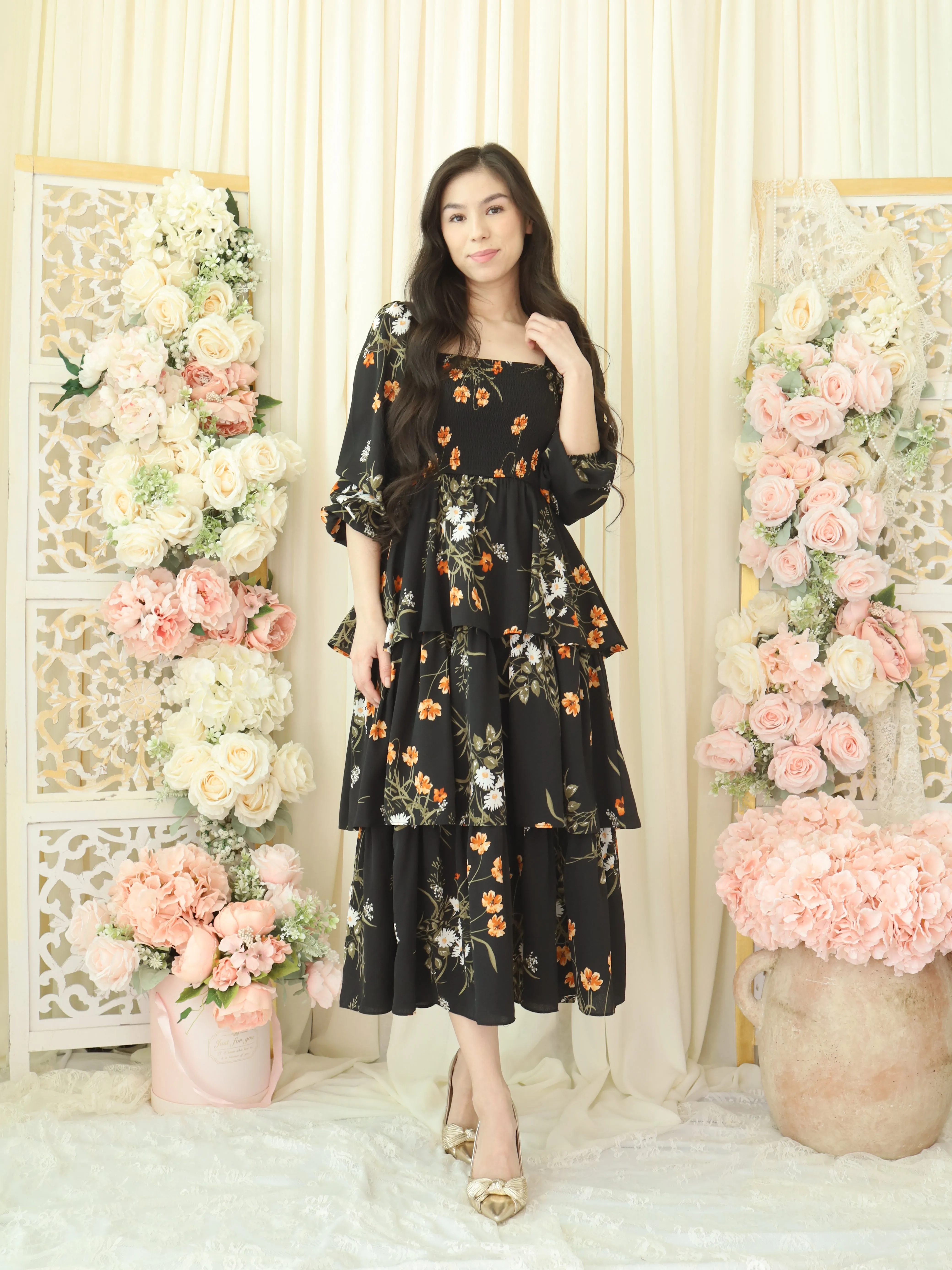 Spring in Noir Dress