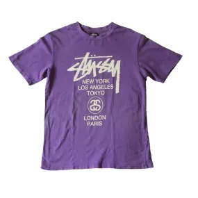 STUSSY COLLEGE TEE  (M)
