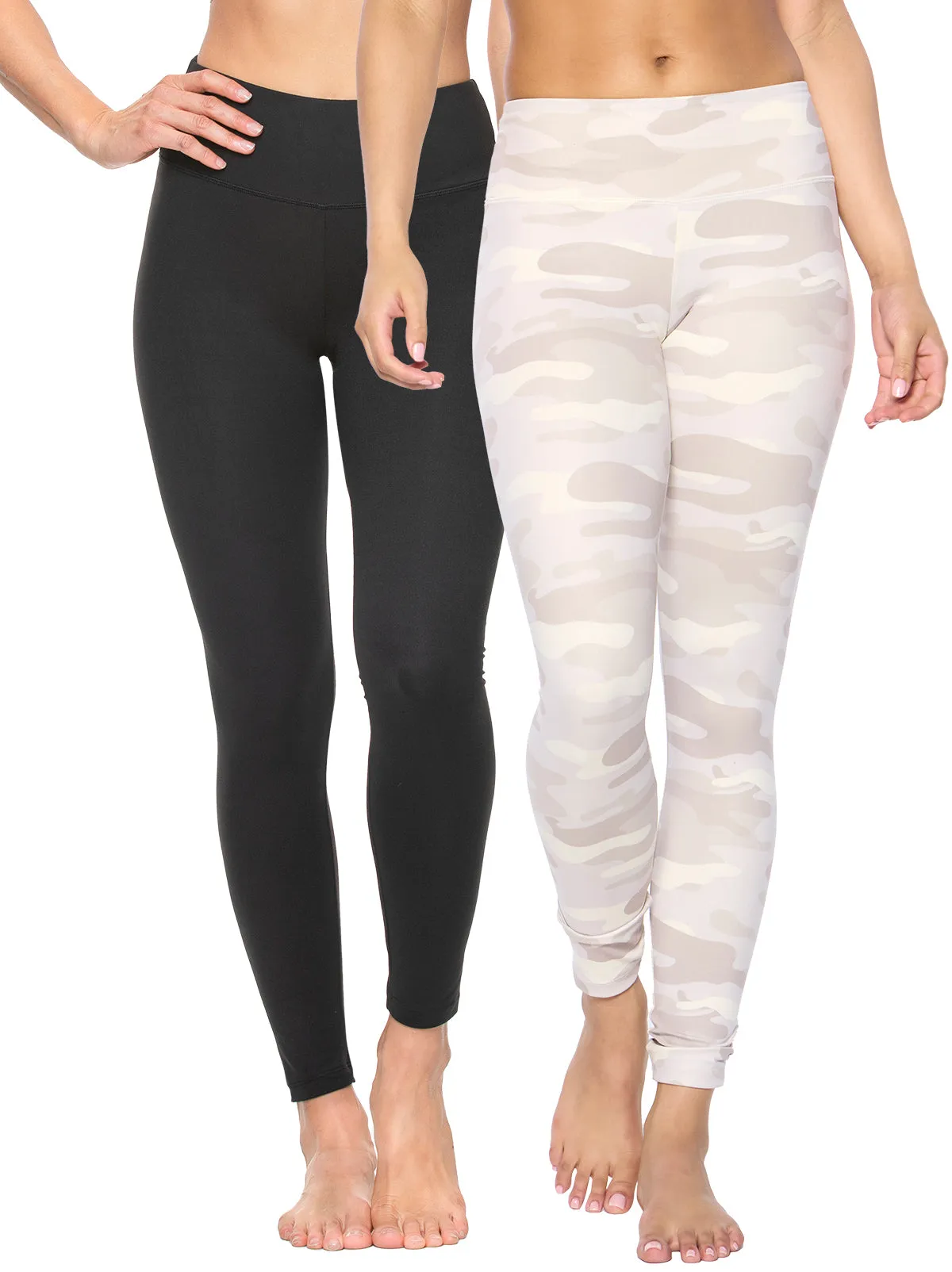 Sueded Athletic Leggings 2-Pack