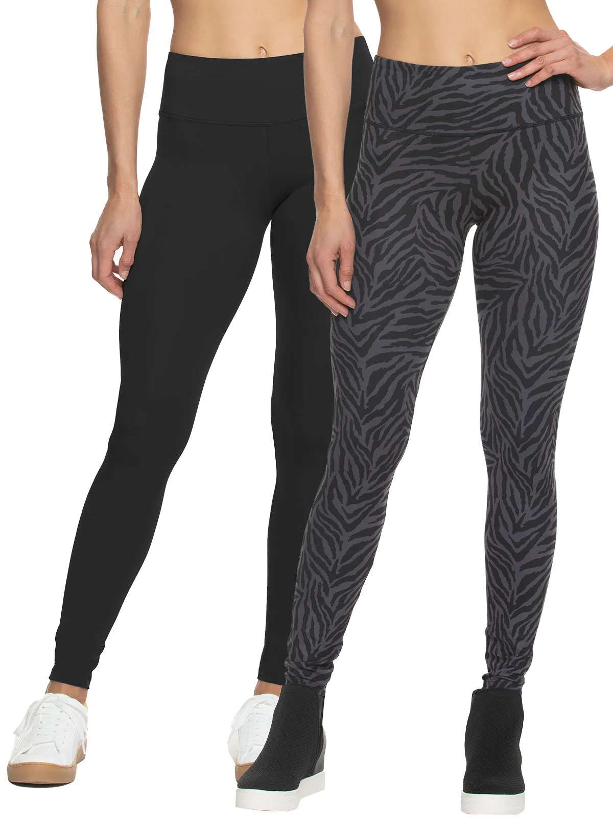 Sueded Athletic Leggings 2-Pack