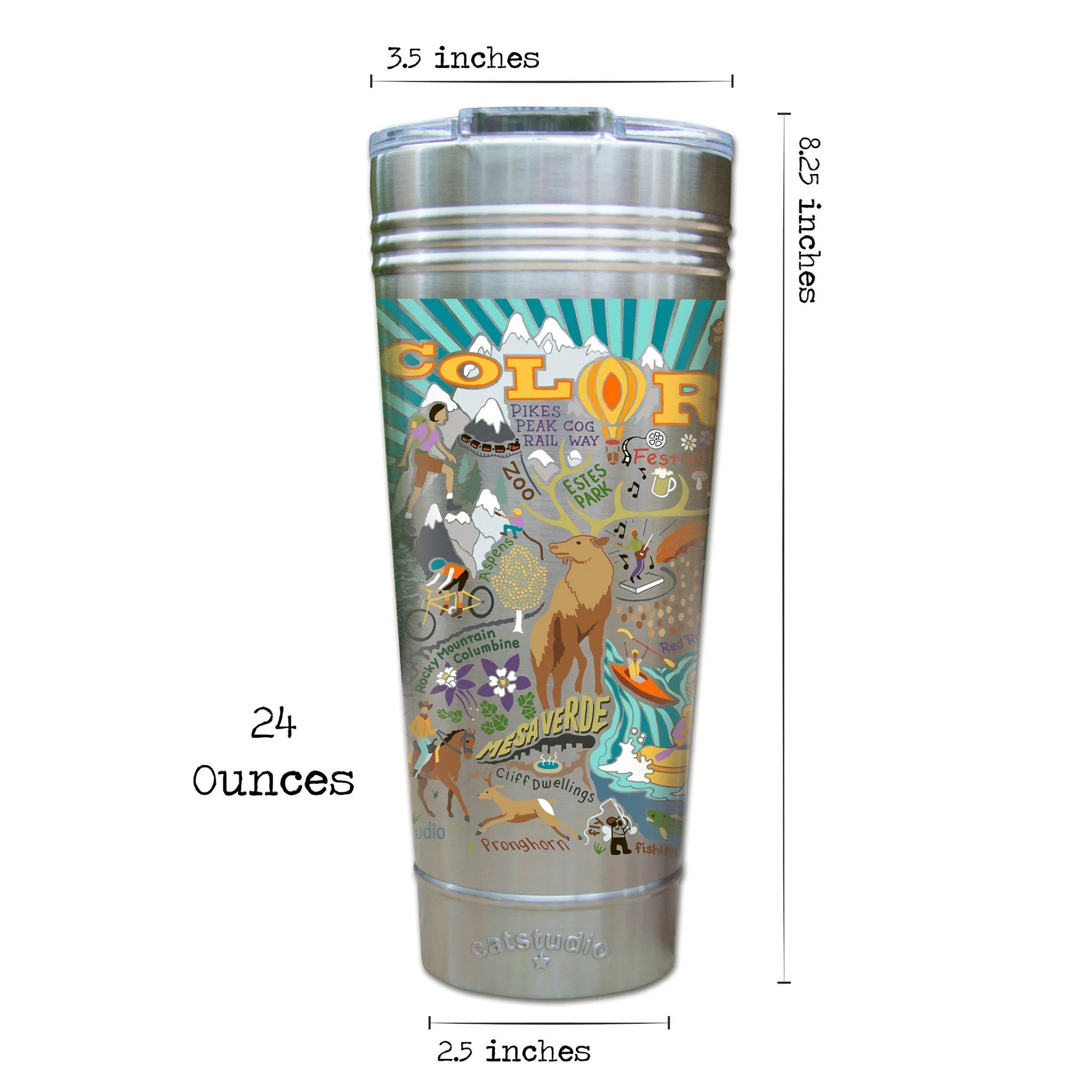 Summer Colorado Thermal Tumbler